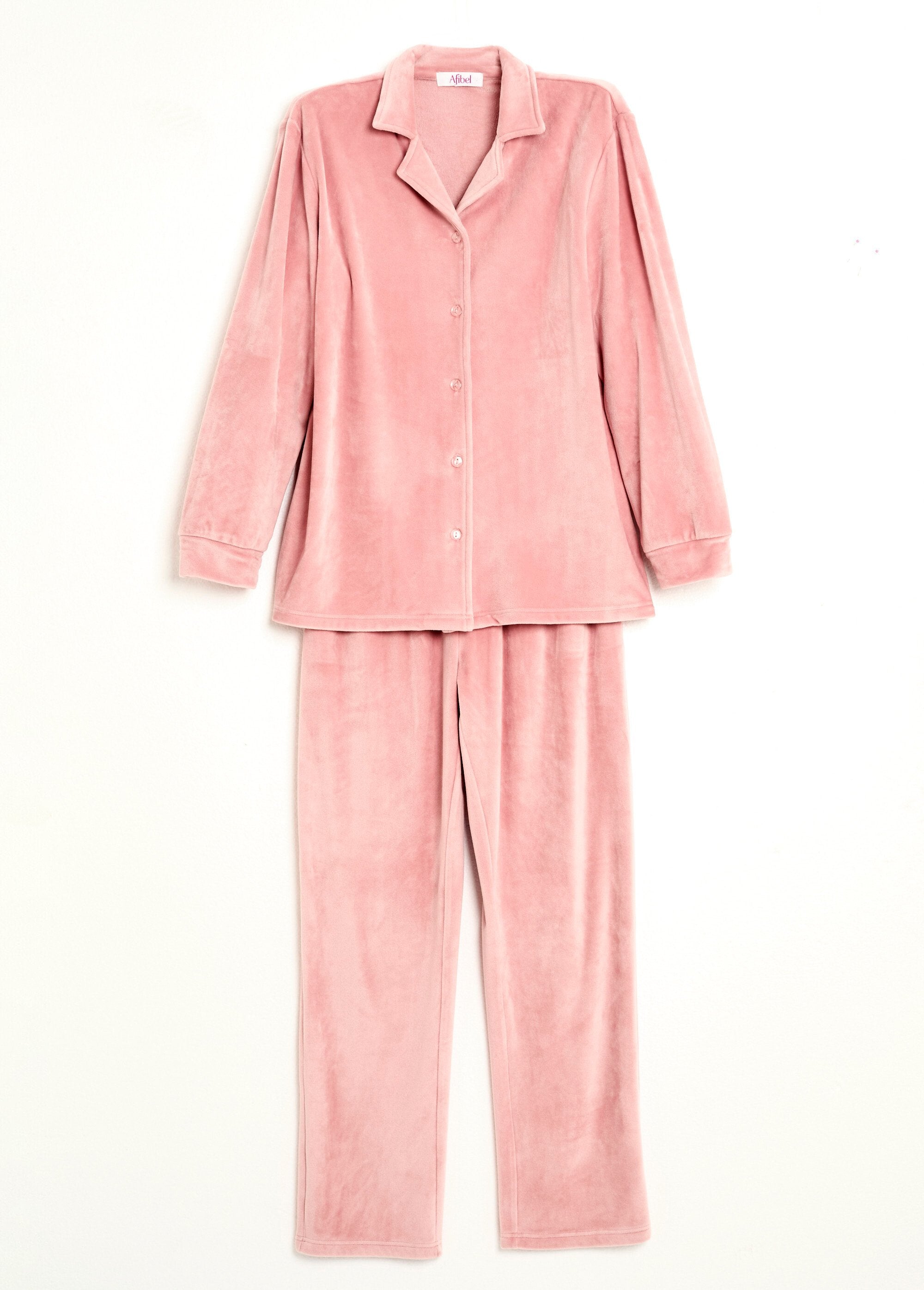 Pigiama_lungo_button-down_in_velluto_stretch_Rose_AP1_slim