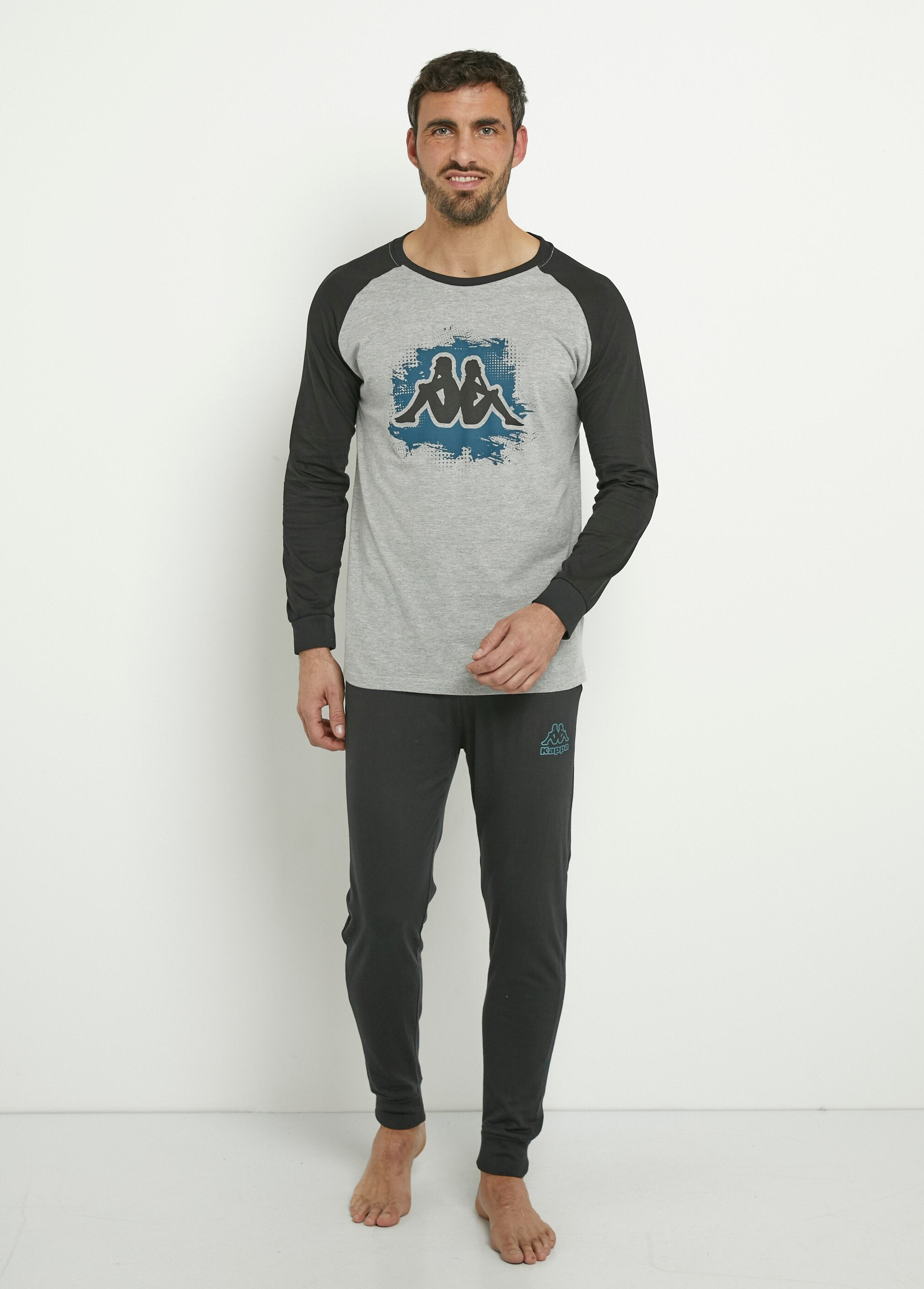 Pigiama_lungo_in_cotone_con_logo_Noir_FA1_slim