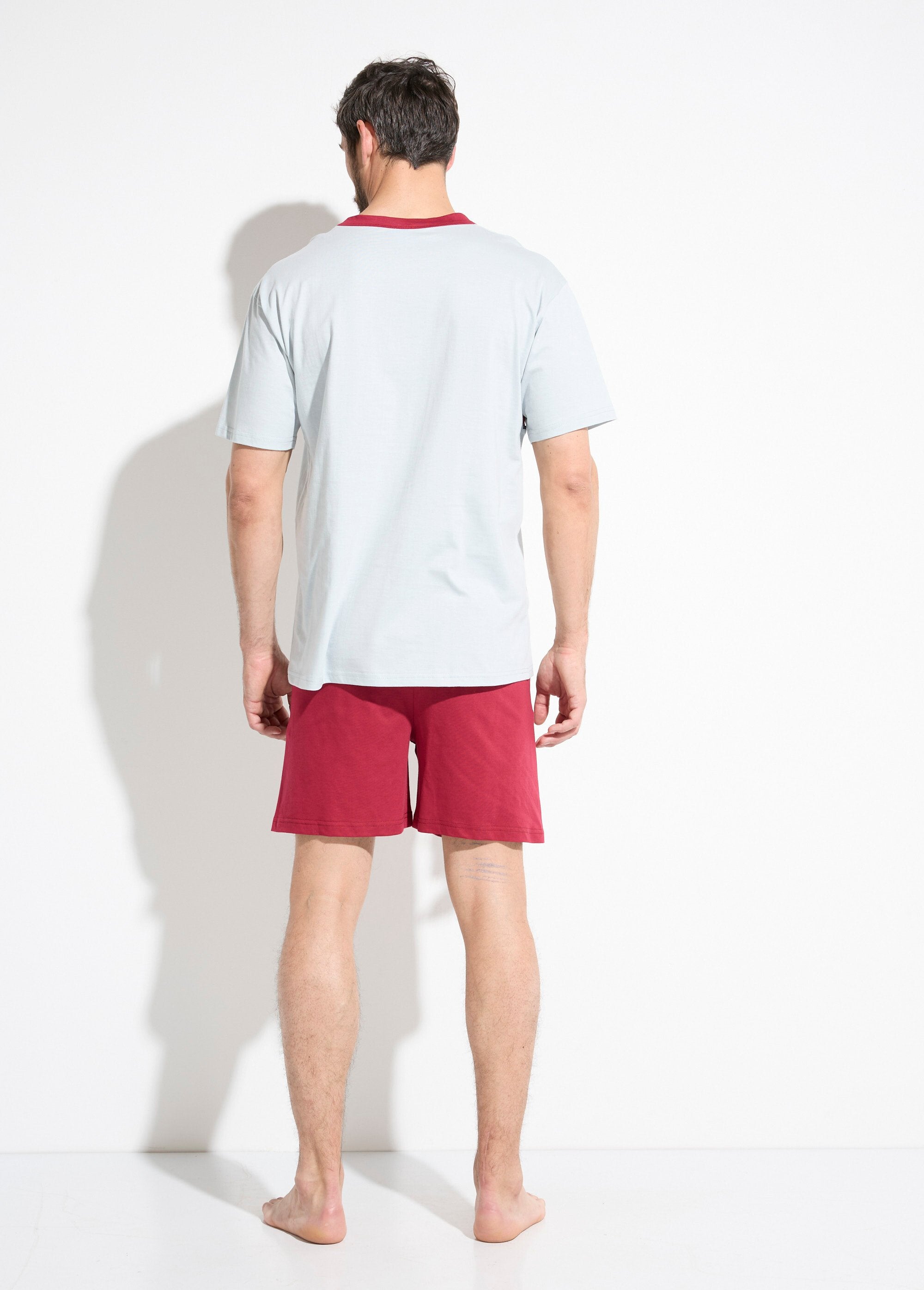 Pantaloncini_del_pigiama_in_cotone_bicolore_Bordeaux_DO1_slim