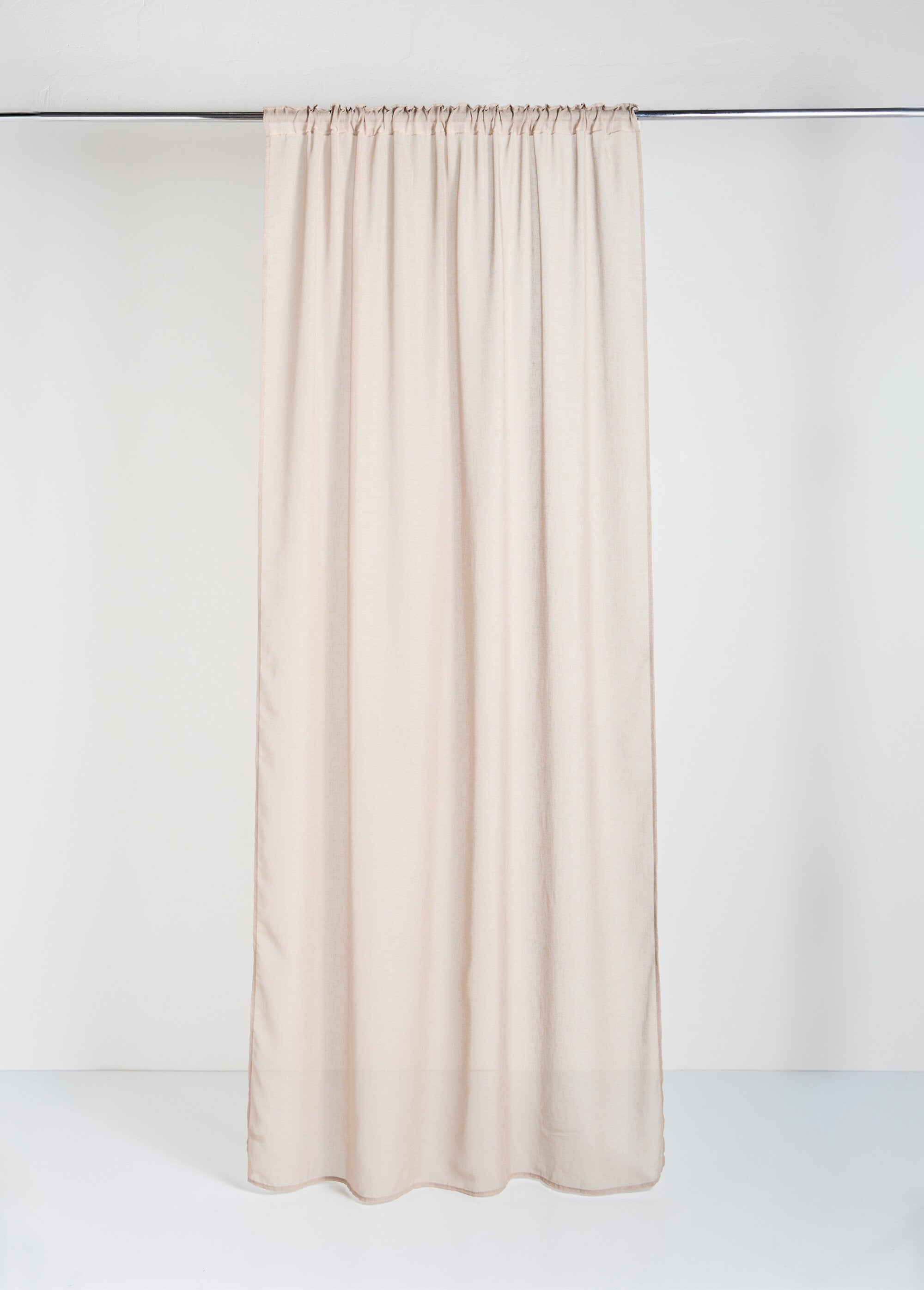 Tenda_ruflette_a_1_pannello_in_stile_lino_Beige_FA1_slim