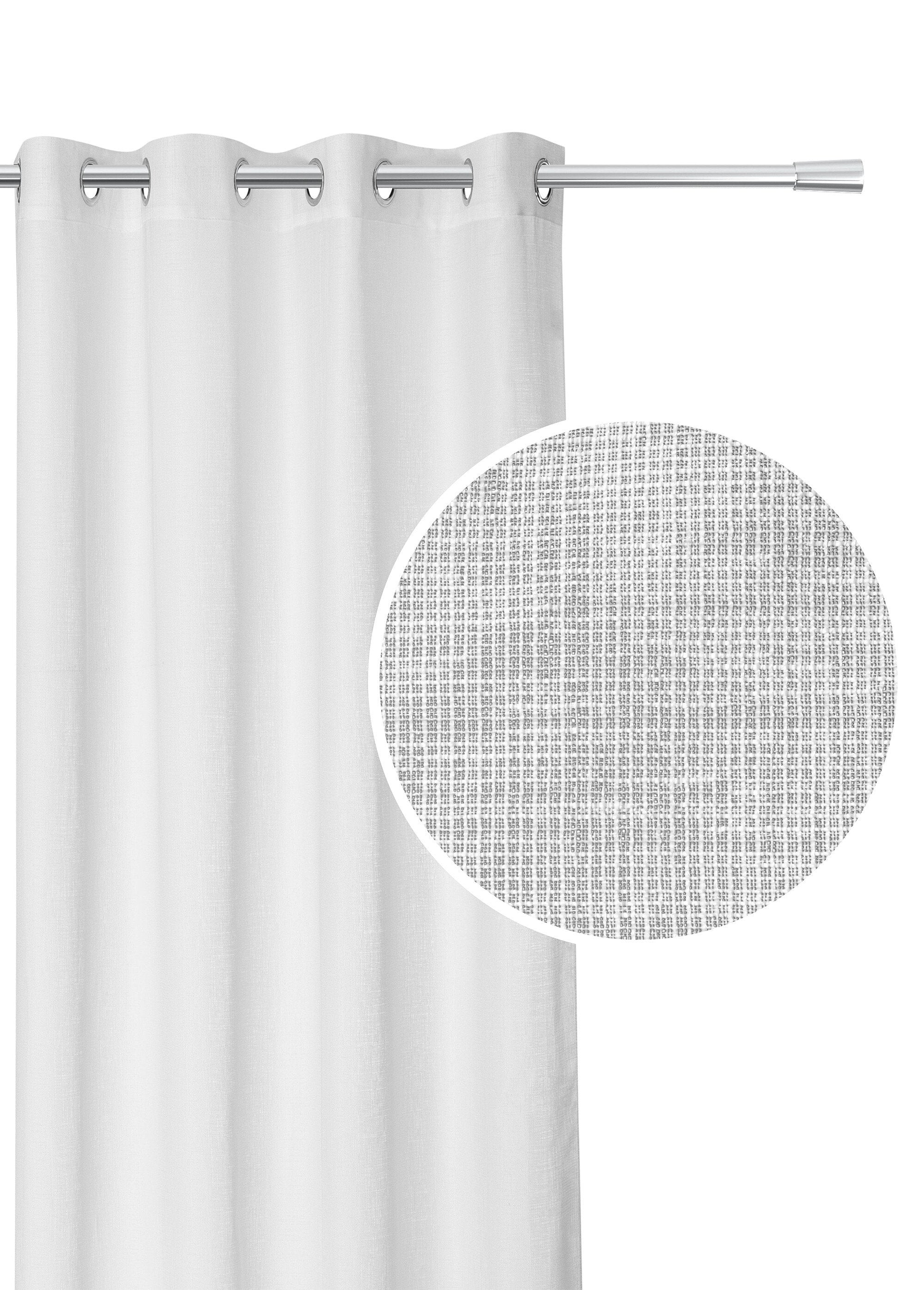 Tenda_schermata_dall'aspetto_naturale_con_occhielli_Naturel_DE2_slim