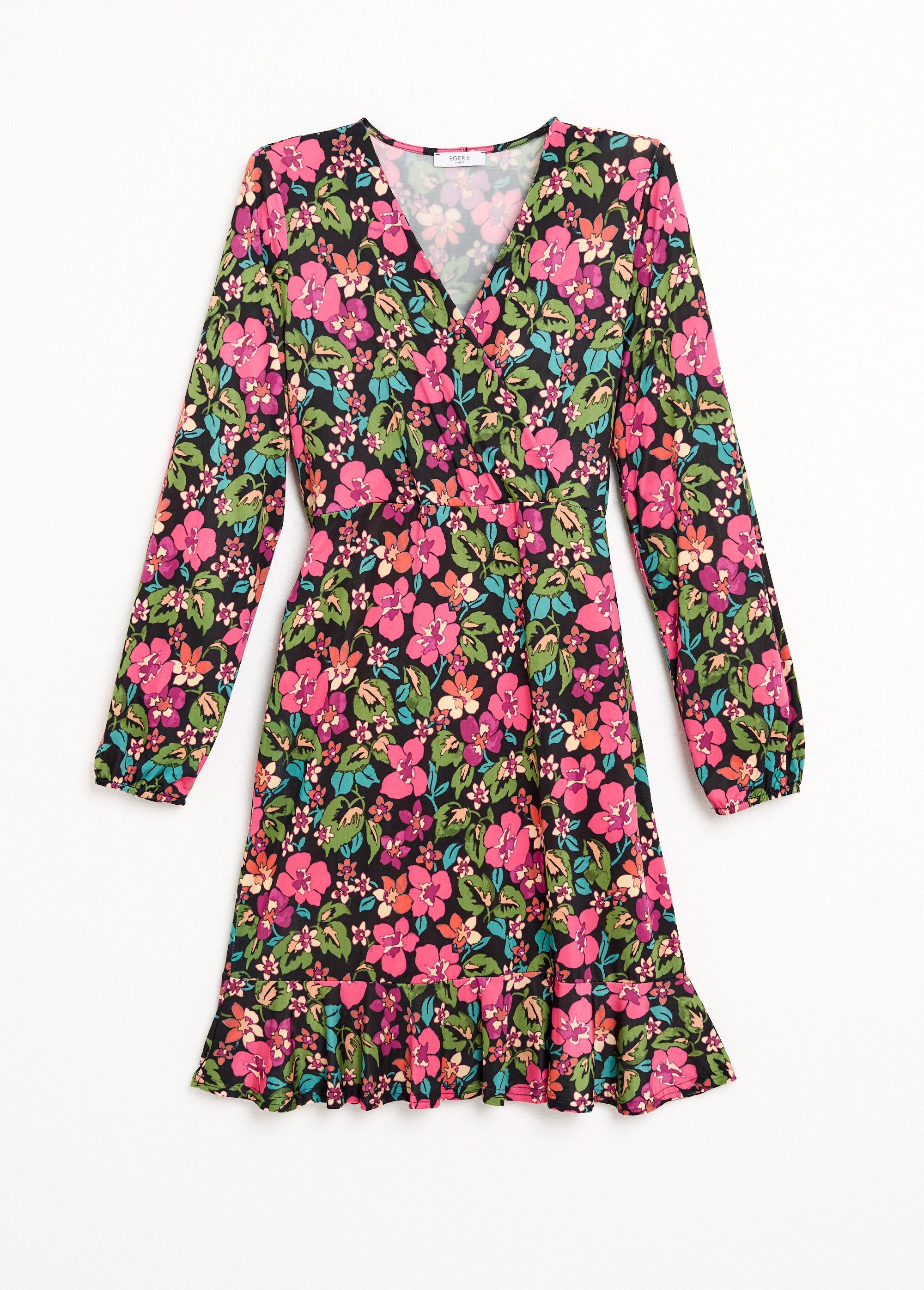 Abito_corto_svasato_a_fiori_Noir_et_fuchsia_AP1_slim