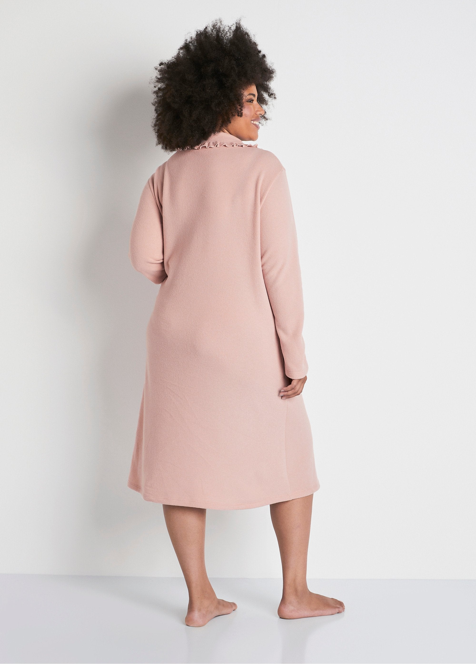 Vestaglia_in_maglia_milano_di_media_lunghezza_Rosa_antico_DO1_curvy