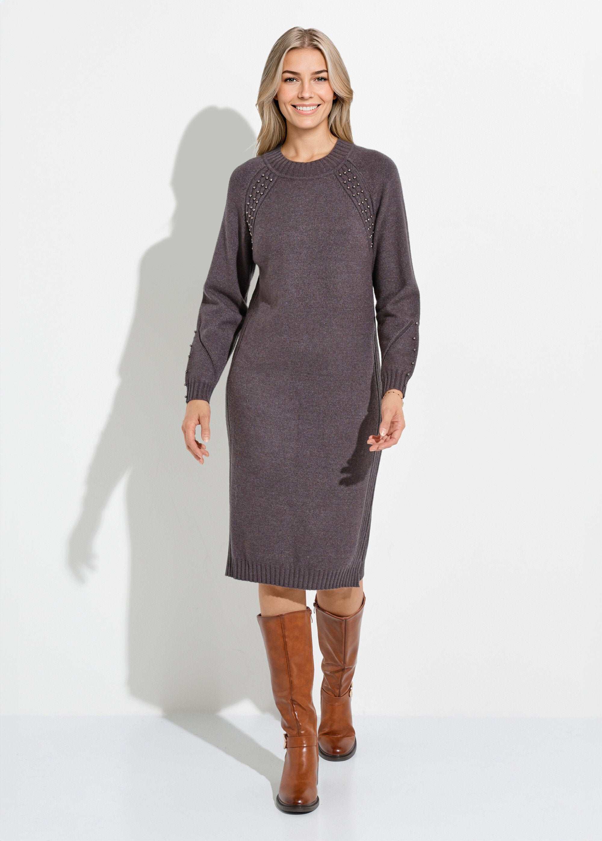 Abito_a_maglia_con_collo_alto_e_dettagli_a_coste_con_perline_Gris_anthracite_FA1_slim