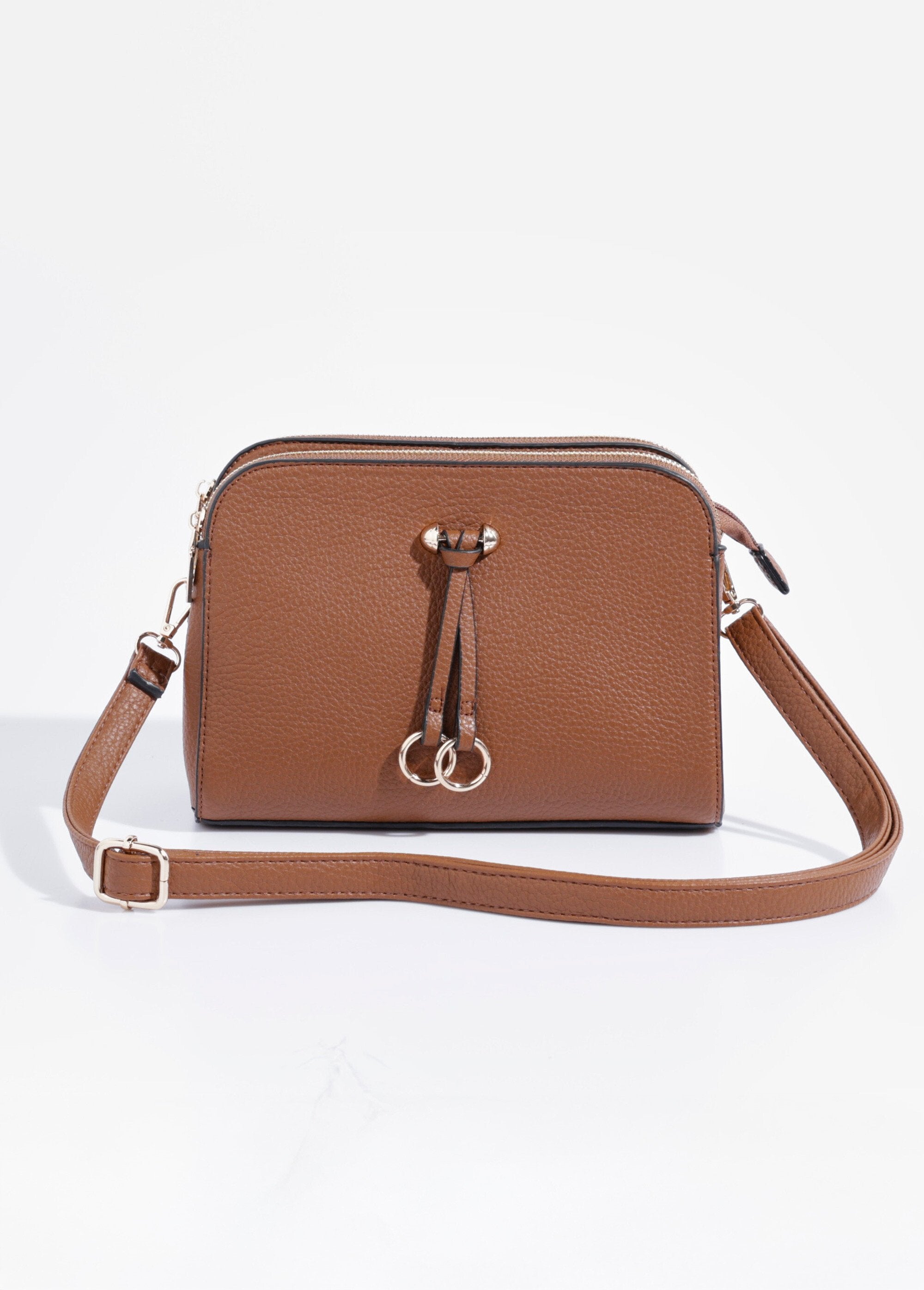 Borsa_multitasche_compatta_con_dettagli_in_metallo_Camel_FA2_slim
