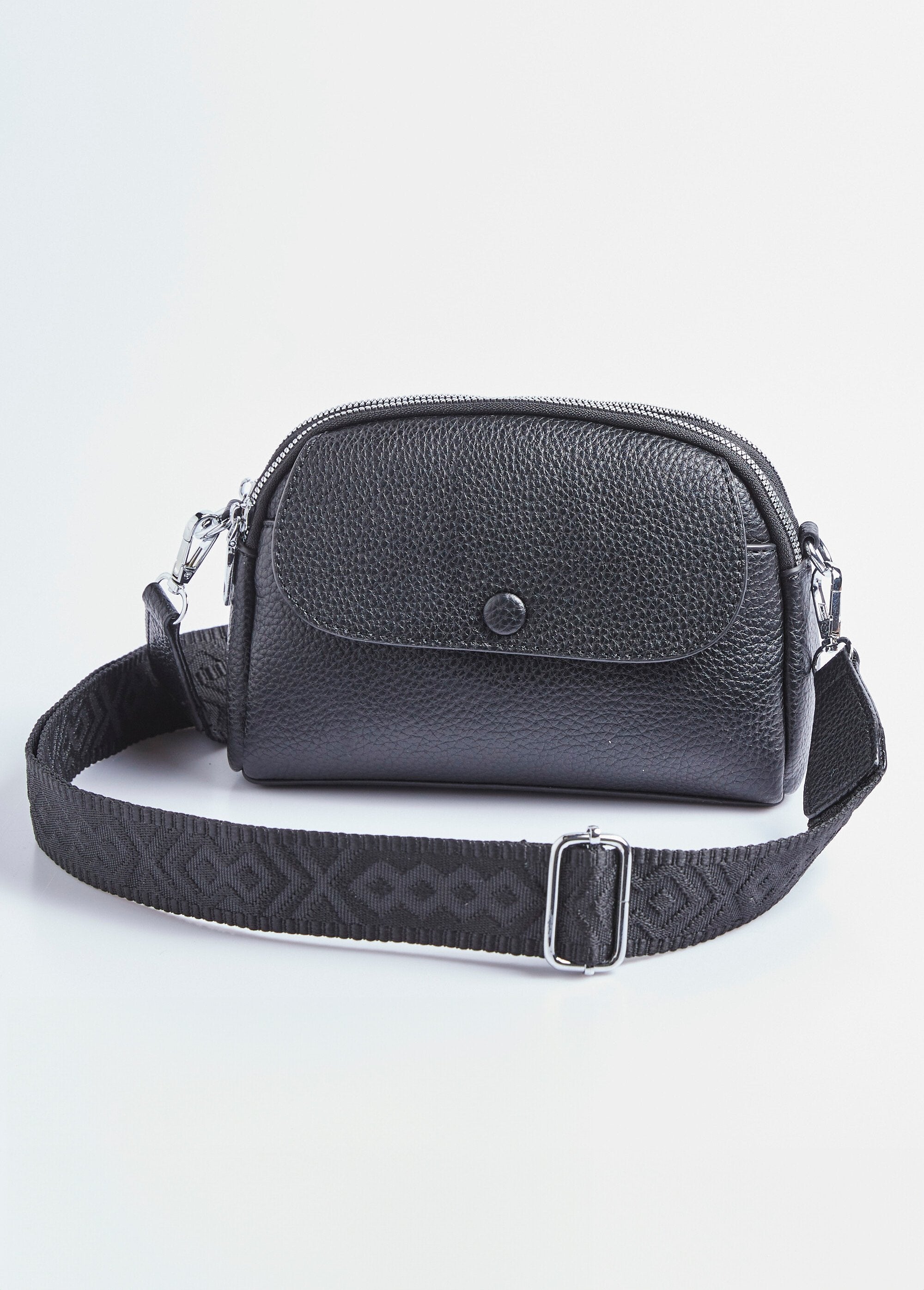 Borsa_in_similpelle_granulata_con_tracolla_Noir_FA1_slim