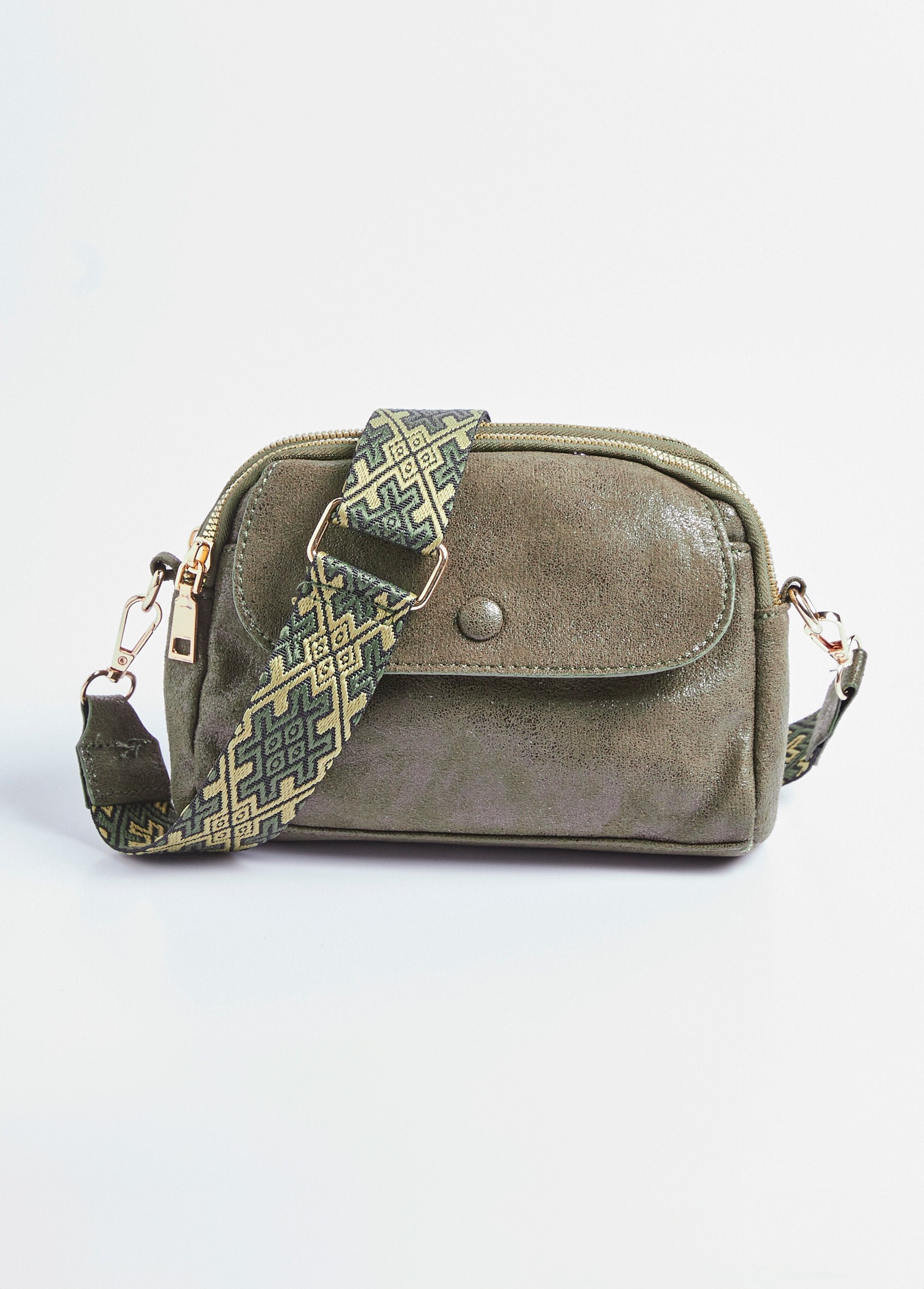 Borsa_in_similpelle_metallizzata_con_tracolla_Kaki_FA2_slim