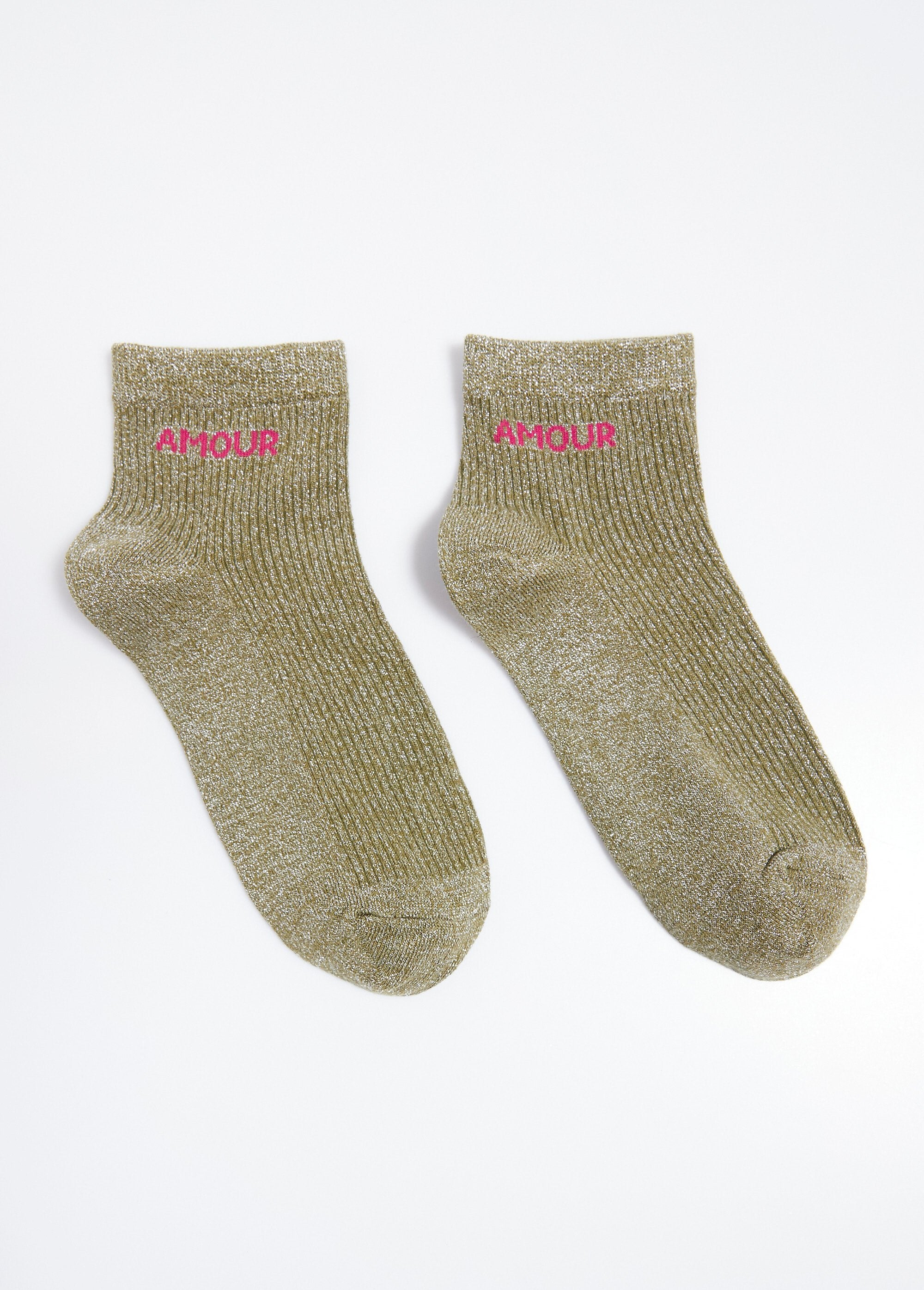 Calzini_in_filo_metallico,_messaggio_LOVE_Kaki_FA1_slim