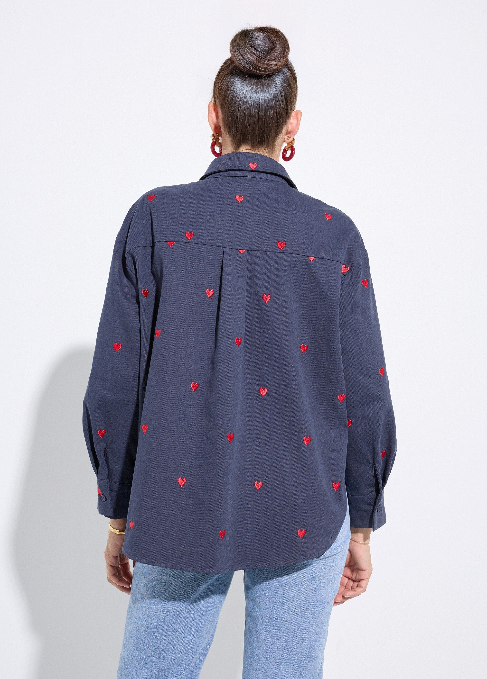 Surchemise_en_twill_avec_coeur_brodés_Marine_DO1_slim