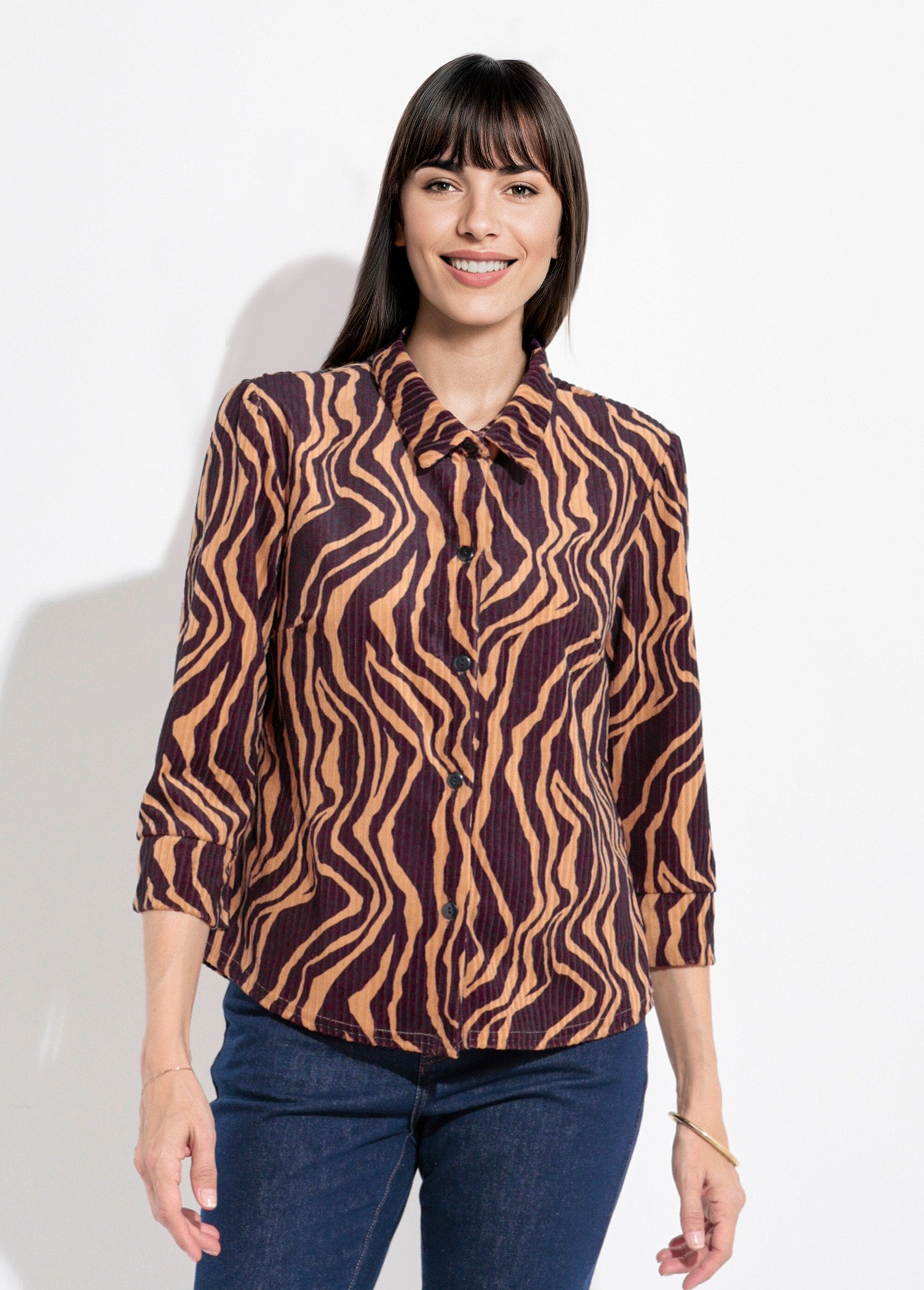 Maglietta_a_coste_con_motivo_zebrato_Noir_et_beige_FA1_slim