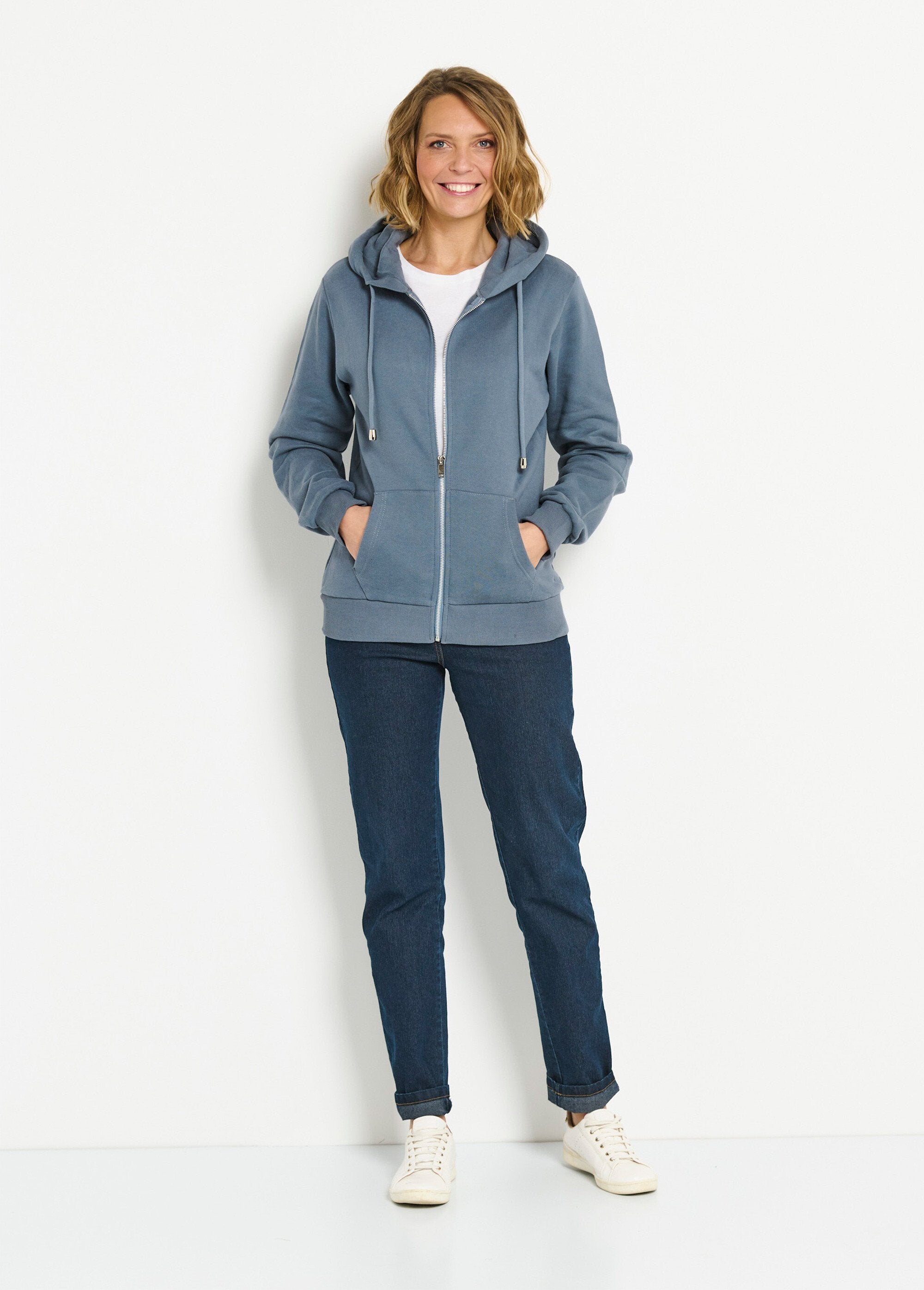 Felpa_con_cappuccio_in_pile_comfort_con_chiusura_a_zip_Gris_SF1_slim