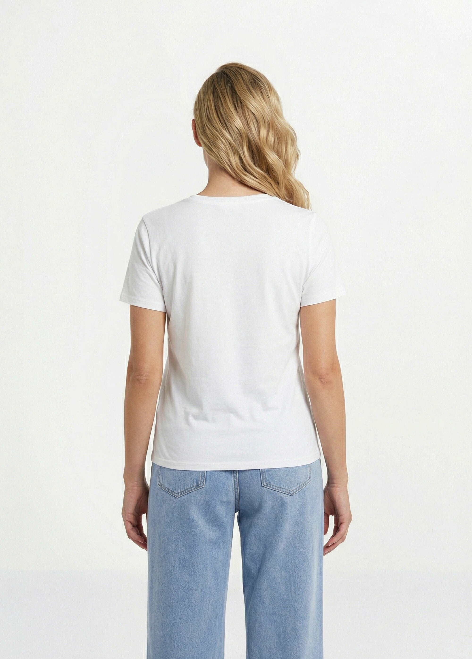 T-shirt_in_cotone_con_messaggio_Sotto_il_Sole_Blanc_DO1_slim