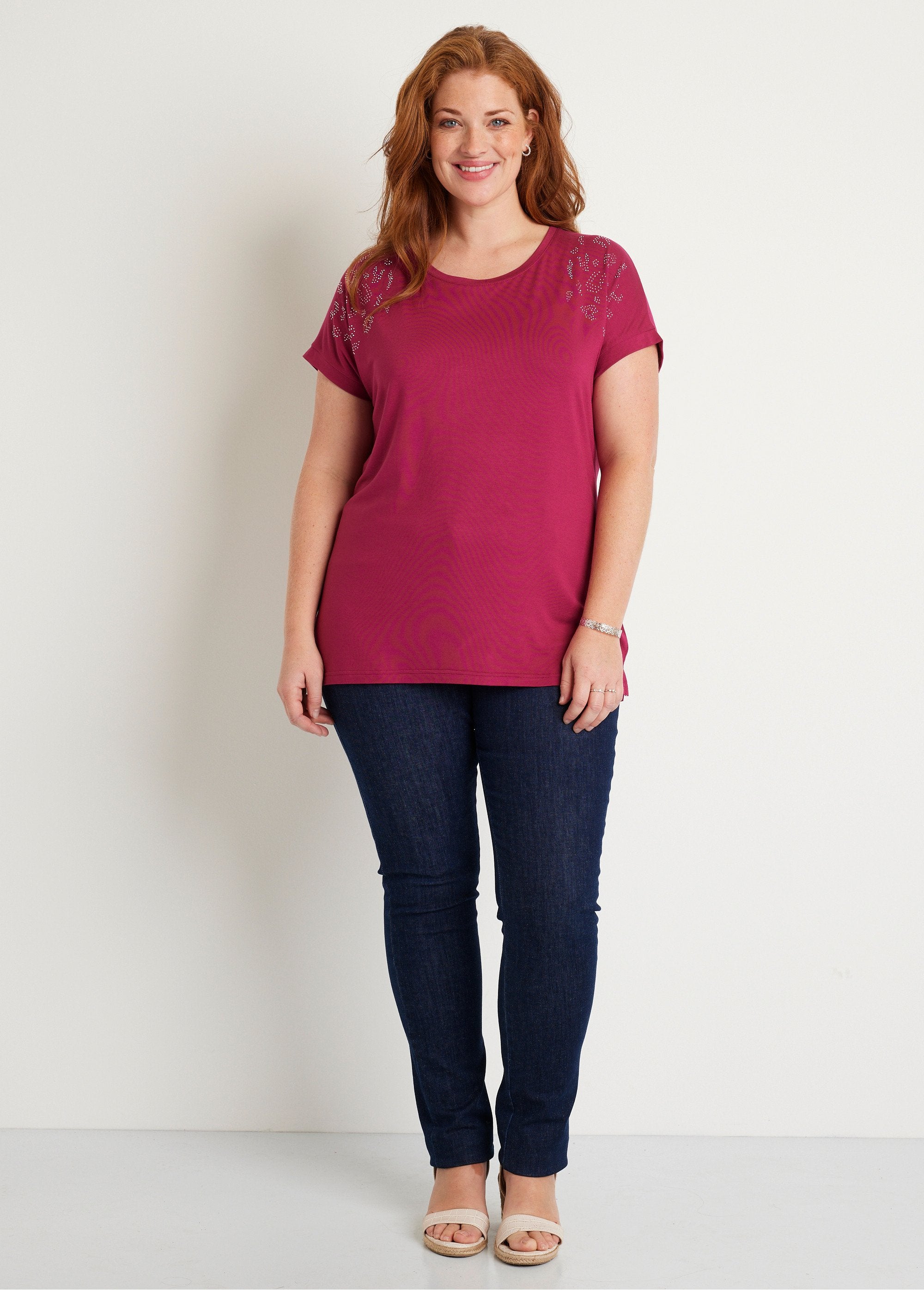 T-shirt_a_maniche_lunghe_in_tinta_unita_Fucsia_SF1_curvy