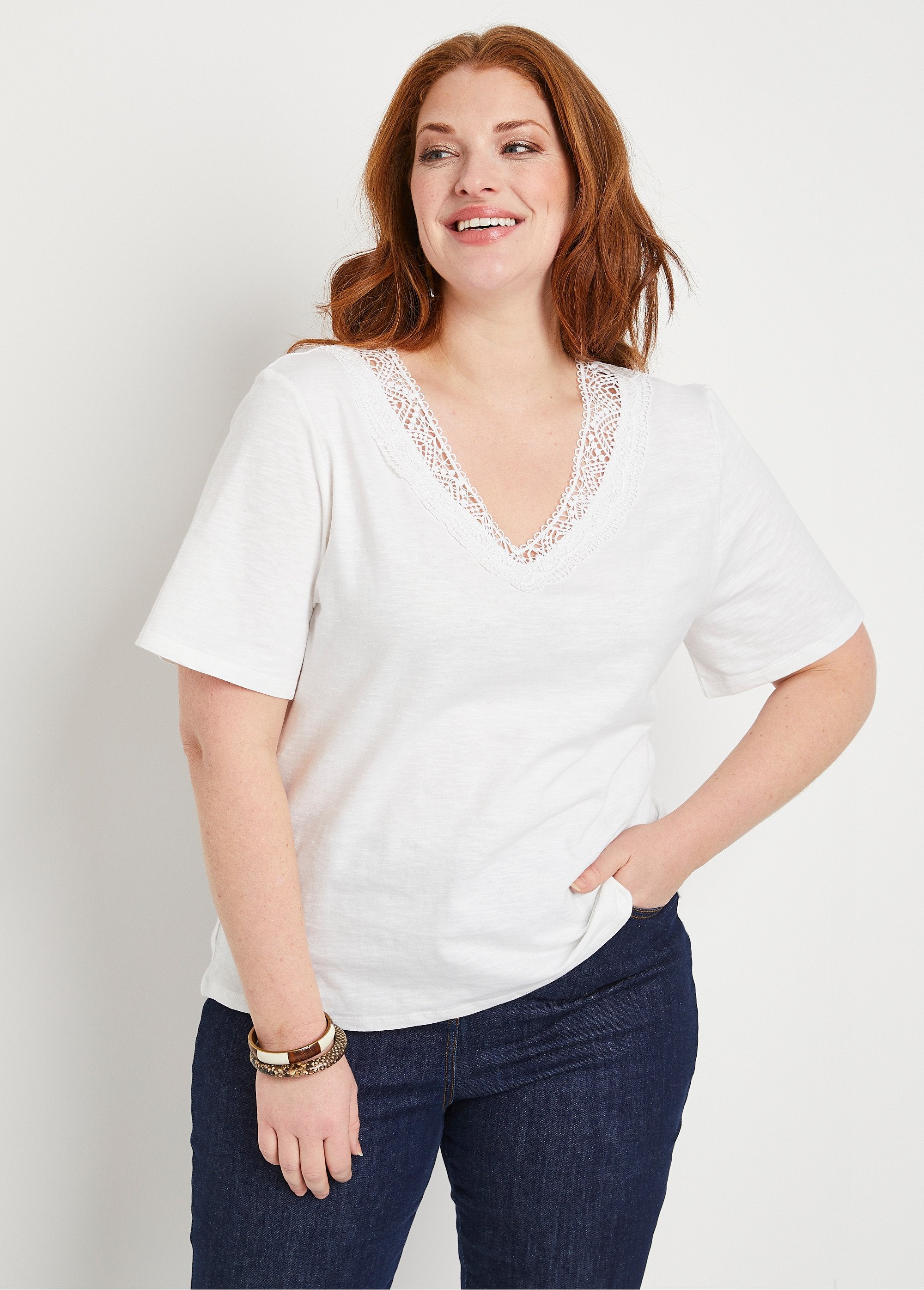 T-shirt_a_maniche_corte_in_cotone_e_macramé_Bianco_FA1_curvy