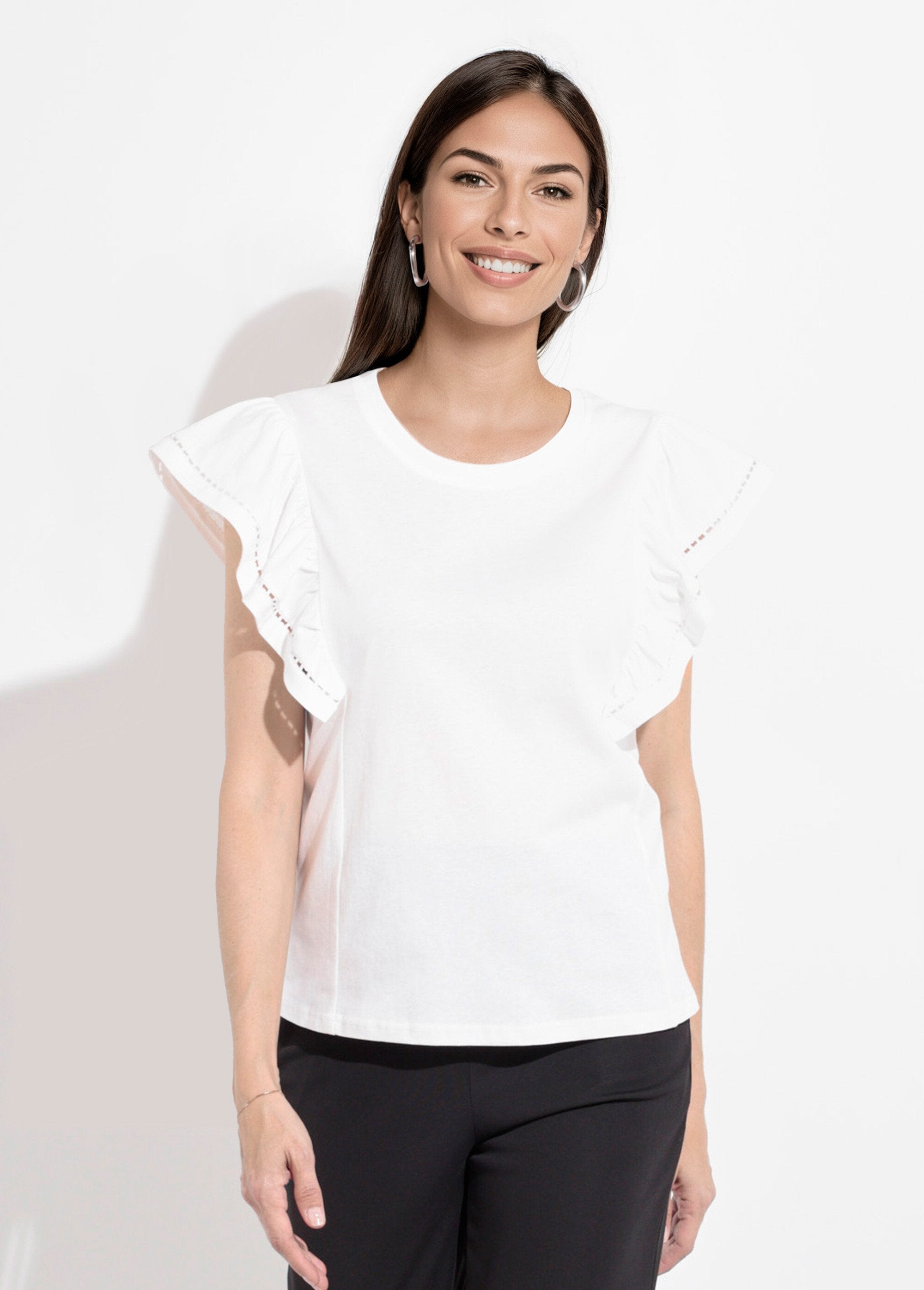 T-shirt_traforata_a_maniche_corte_con_ruches_Blanc_FA1_slim