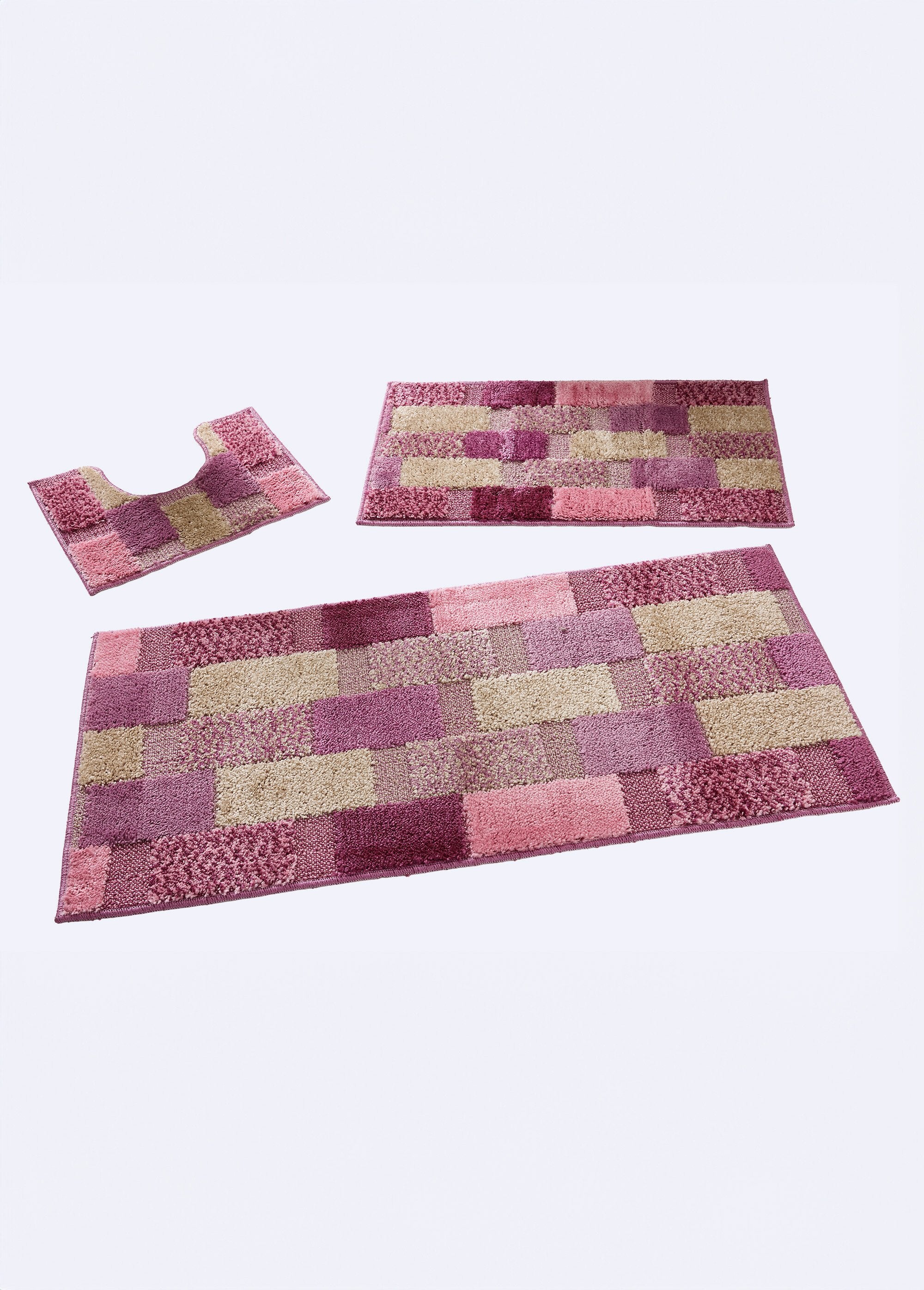 Tapis_de_bain_tissage_multicolore_fond_TPR_antidérapant_Rose_FA1_slim