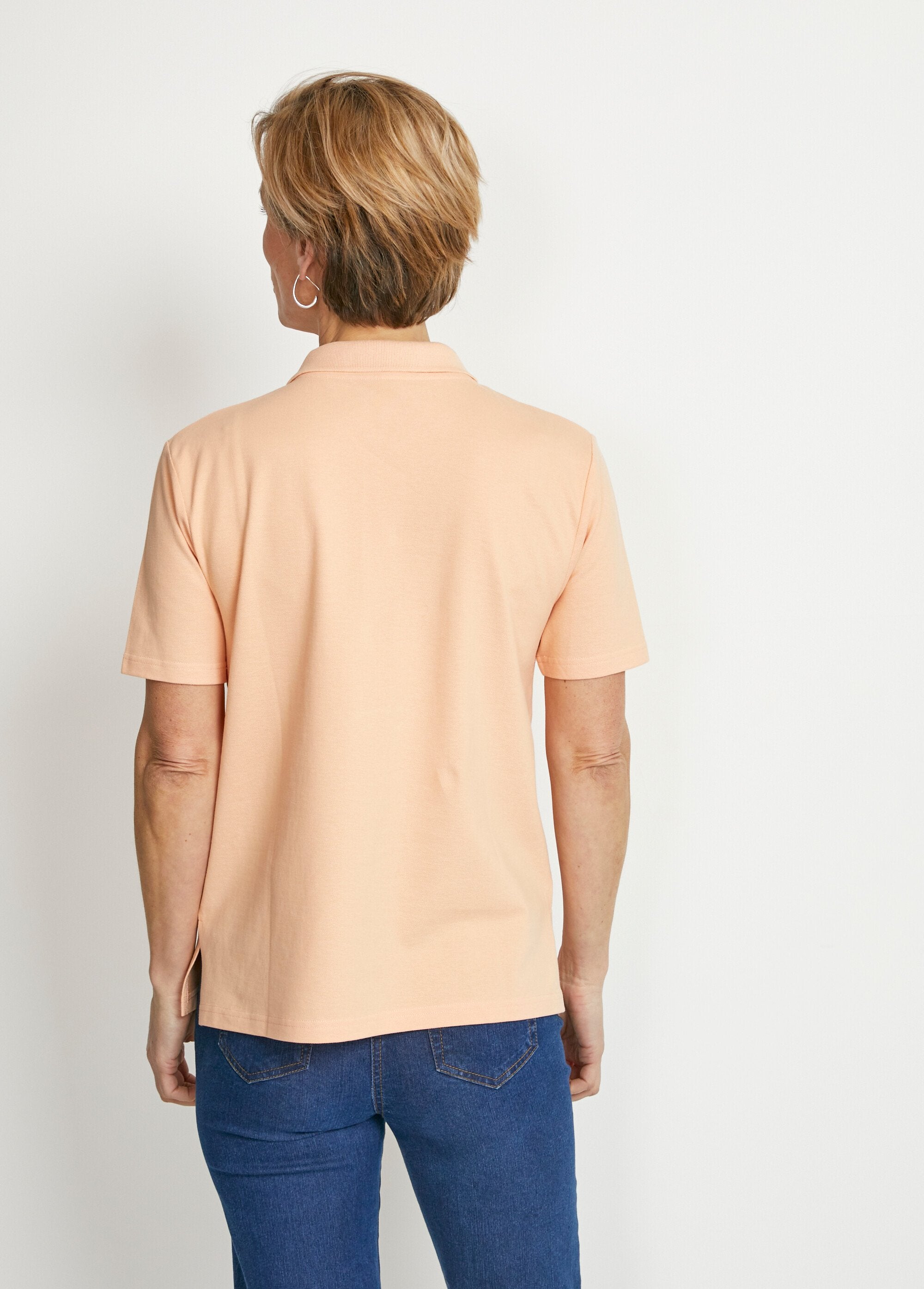 T-shirt_con_collo_a_polo_in_cotone_lavorato_a_maglia_Melone_DO1_slim