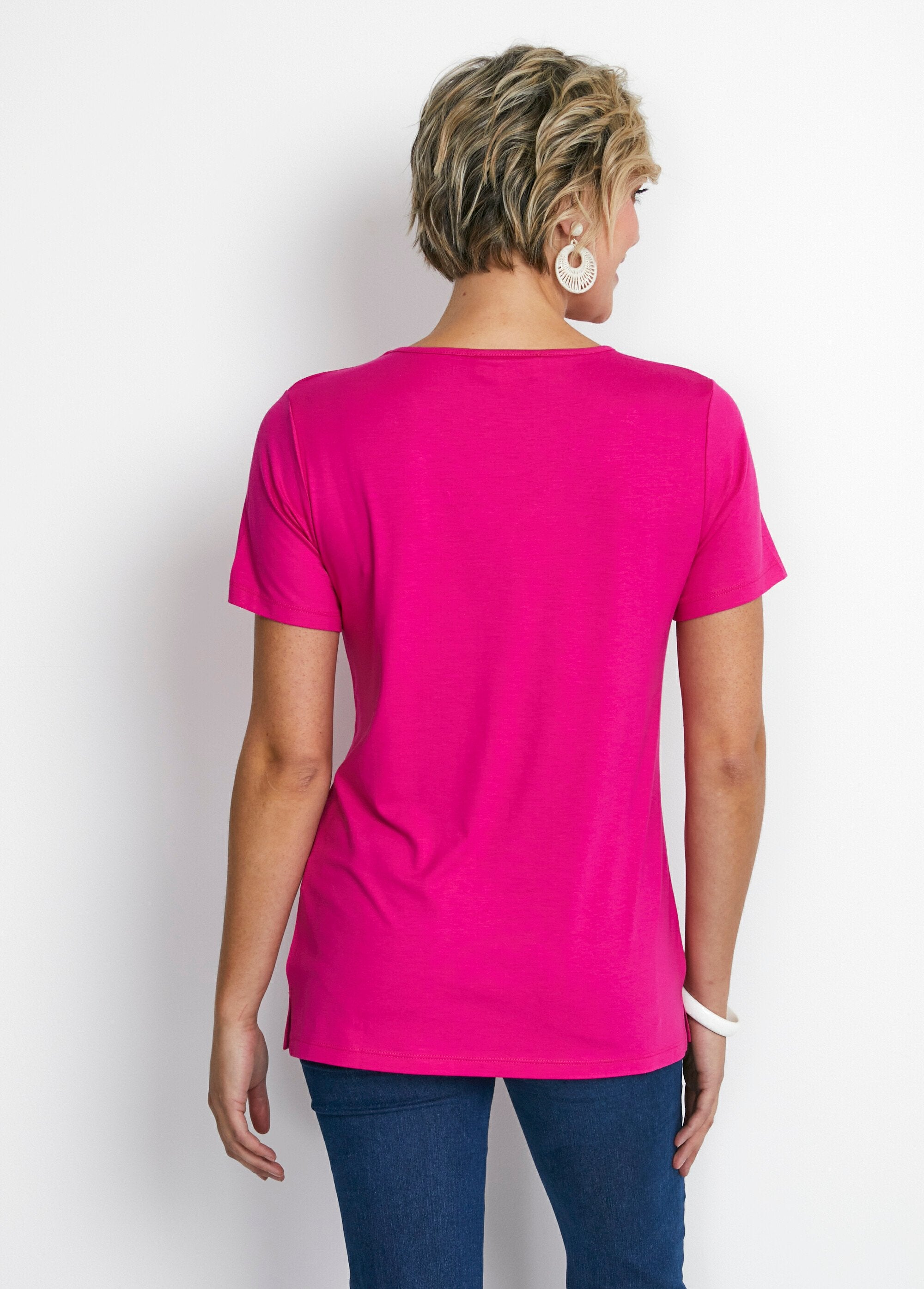 T-shirt_gioiello_lunga_con_scollo_a_V_Fuchsia_DO1_slim