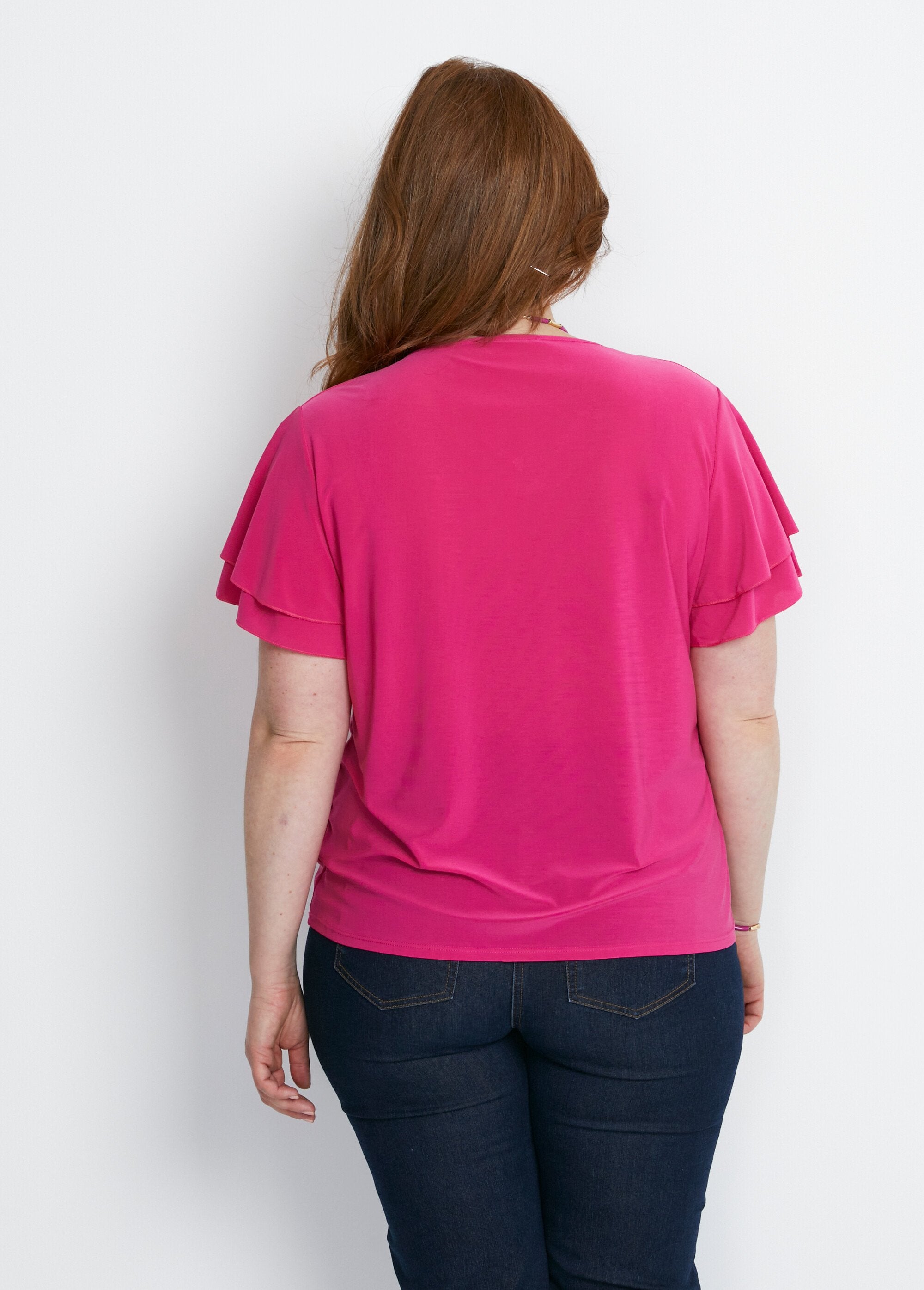 T-shirt_a_maniche_corte_con_volant_Fucsia_tinta_unita_DO1_curvy