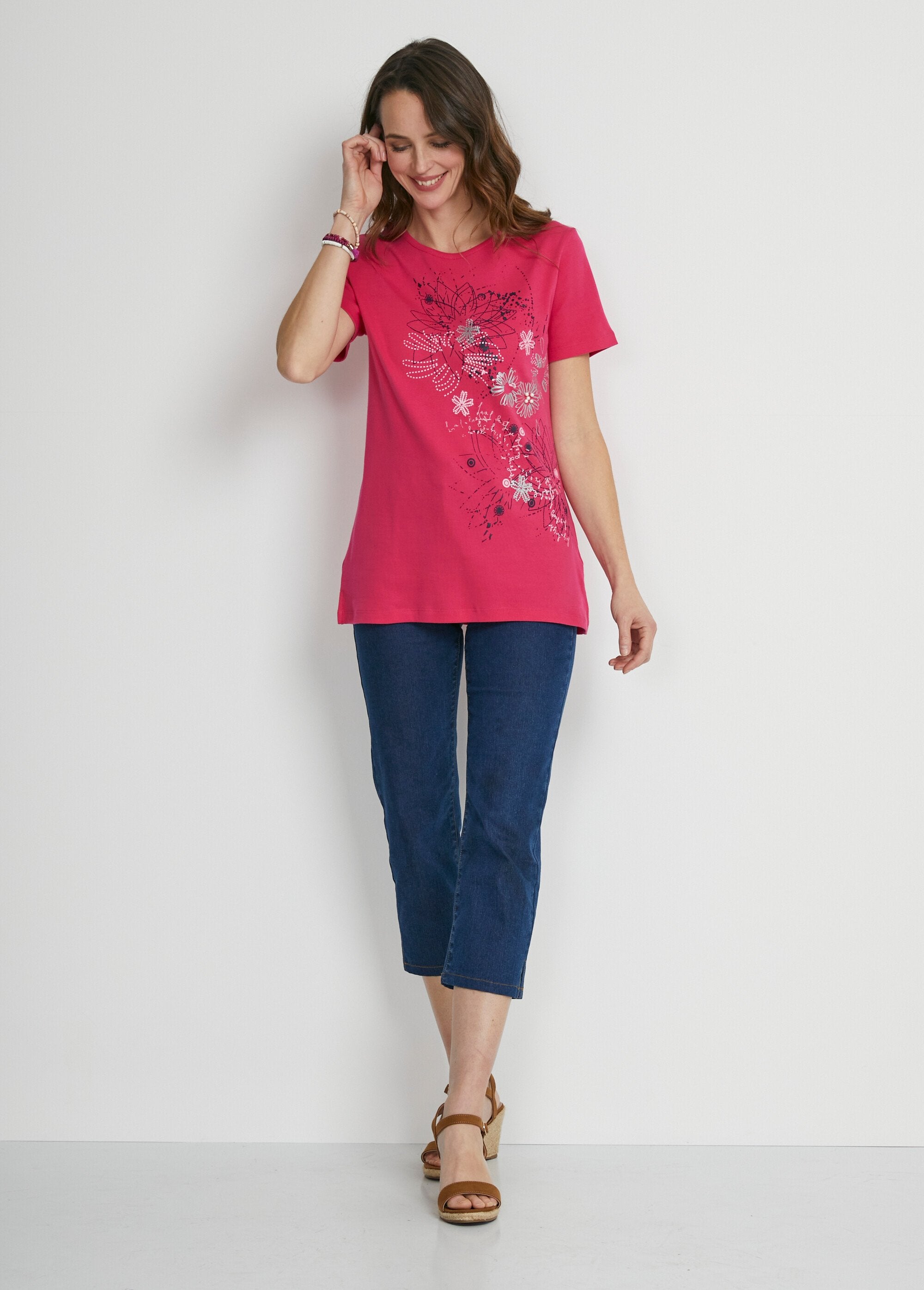 T-shirt_lunga_a_fiori_con_spacchi_laterali_Fucsia_SF1_slim