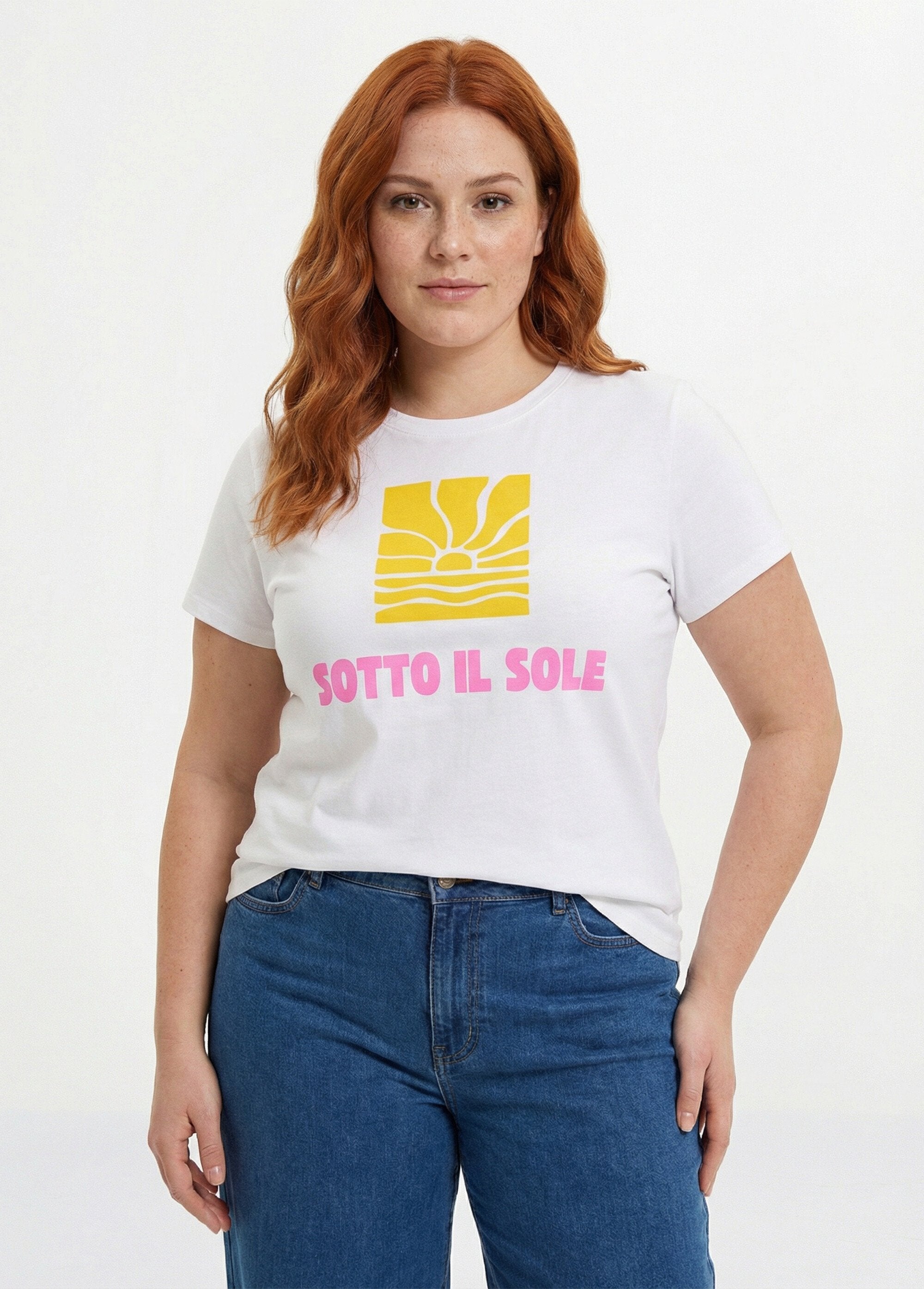 T-shirt_a_maniche_corte,_motivo_del_sole_Blanc_imprime_FA2_curvy