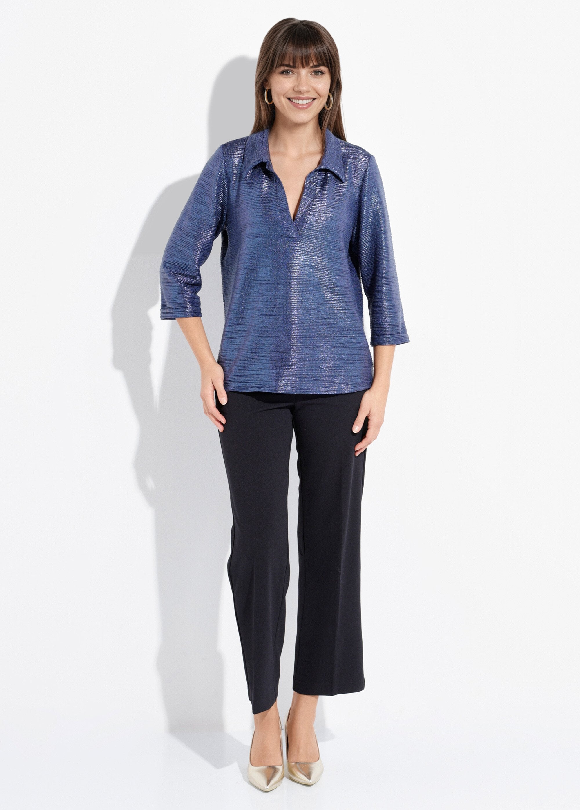 Tunica_lucida_con_scollo_a_V_Bleu_nuit_SF1_slim