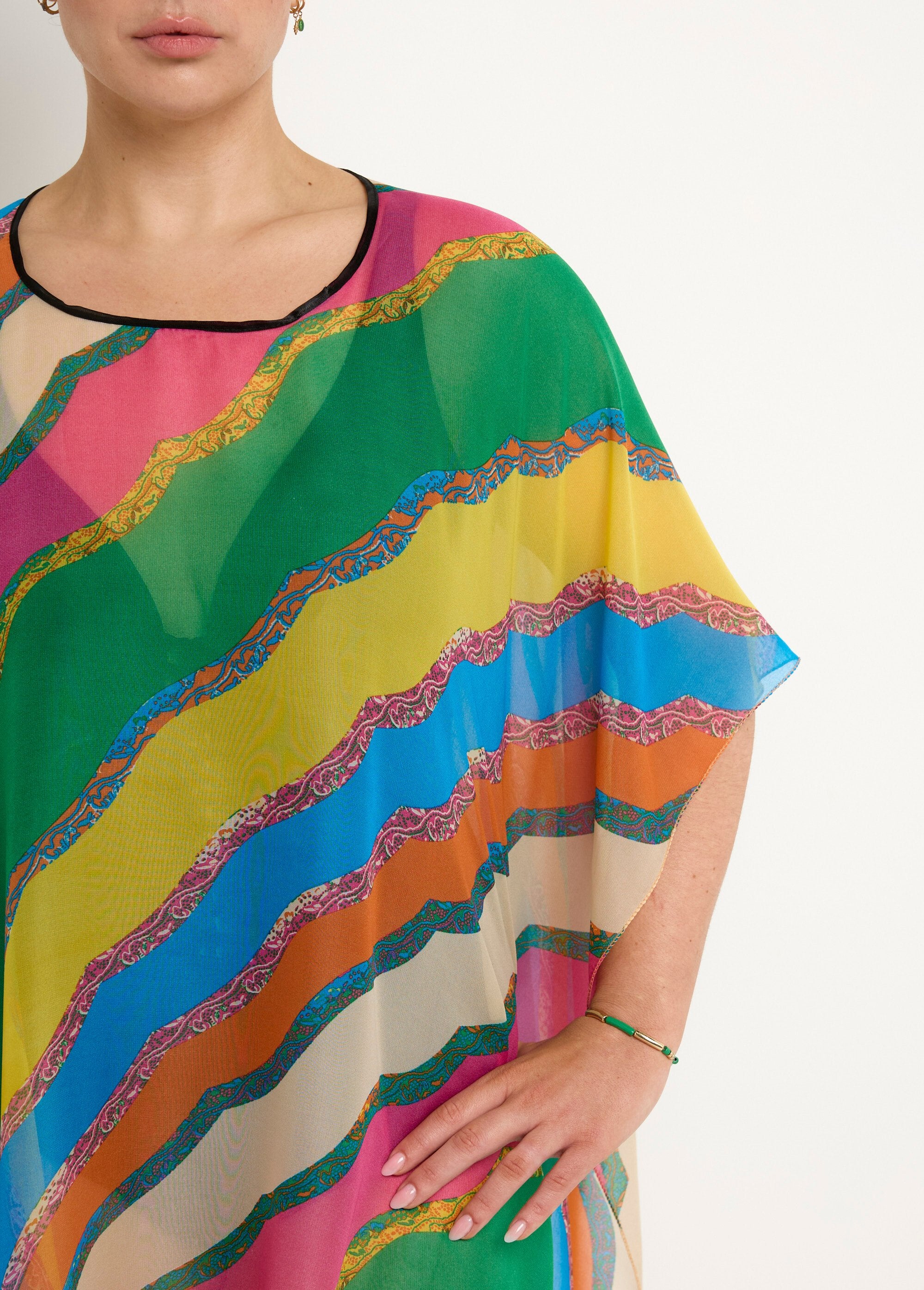 Tunica_da_spiaggia,_voile,_righe_eleganti_Multicolore_DE1_slim