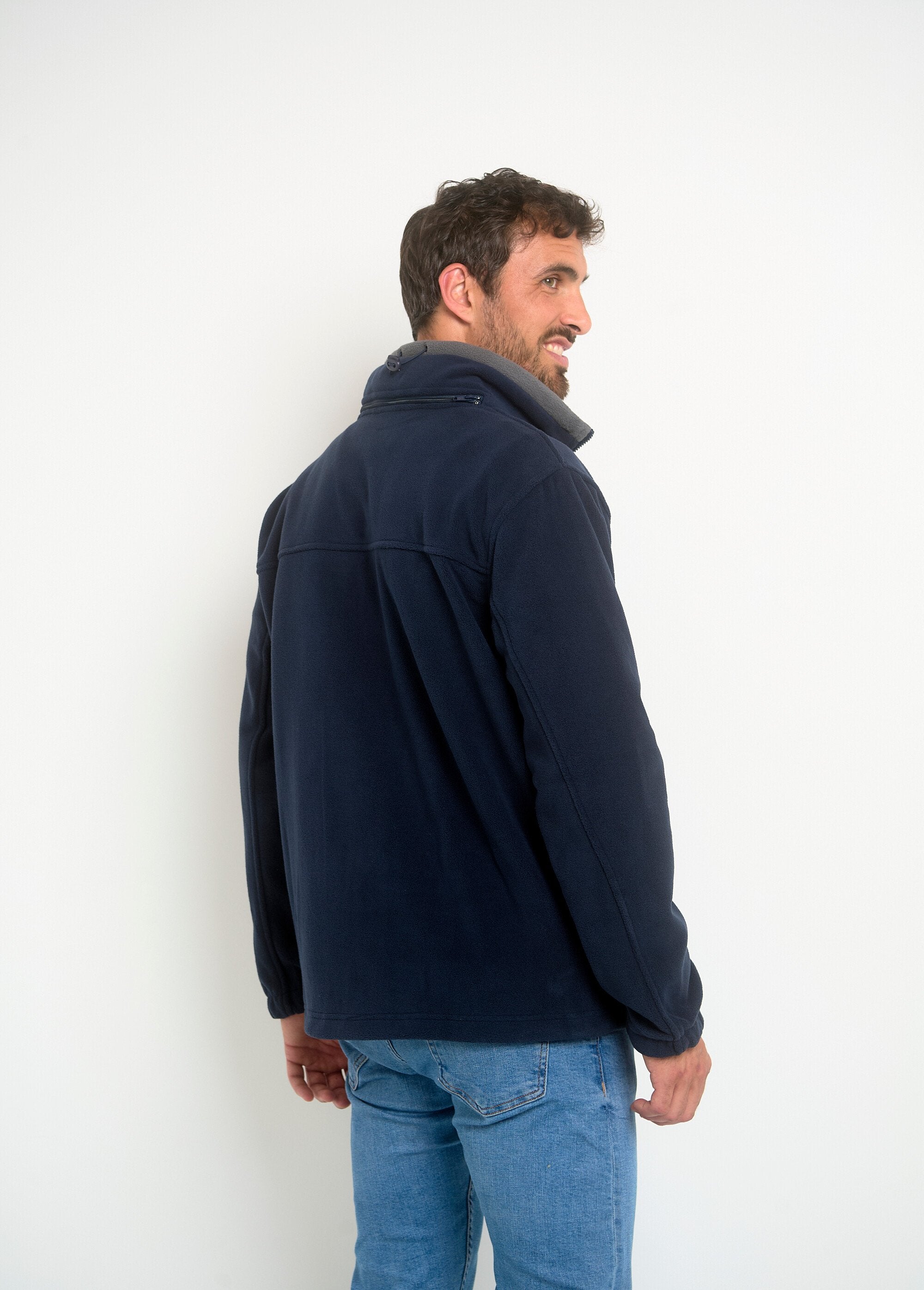 Giacca_in_pile_con_cappuccio_e_zip_Marine_DO1_slim