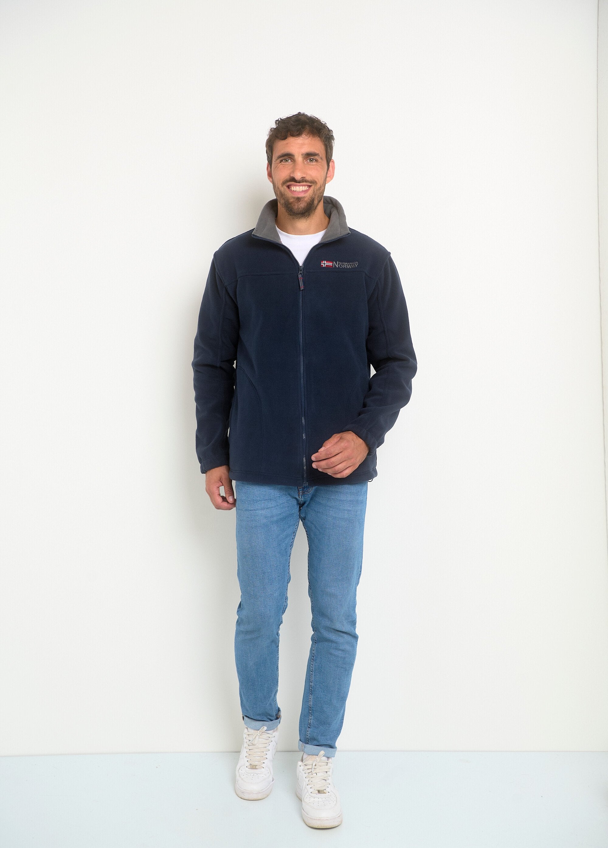 Giacca_in_pile_con_cappuccio_e_zip_Marine_SF1_slim