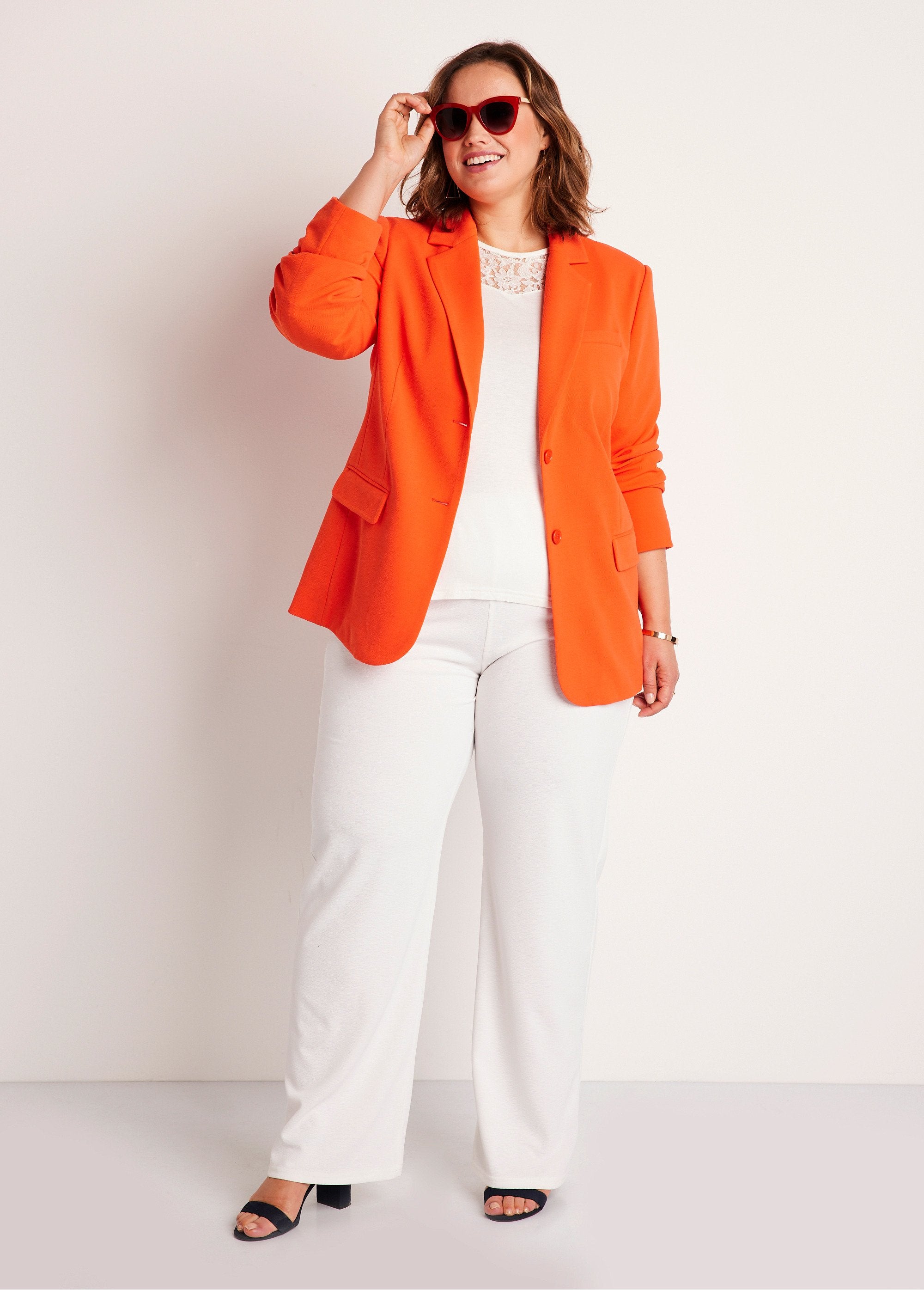 Blazer_dal_taglio_dritto_in_maglia_liscia_ARANCIA_SF1_curvy