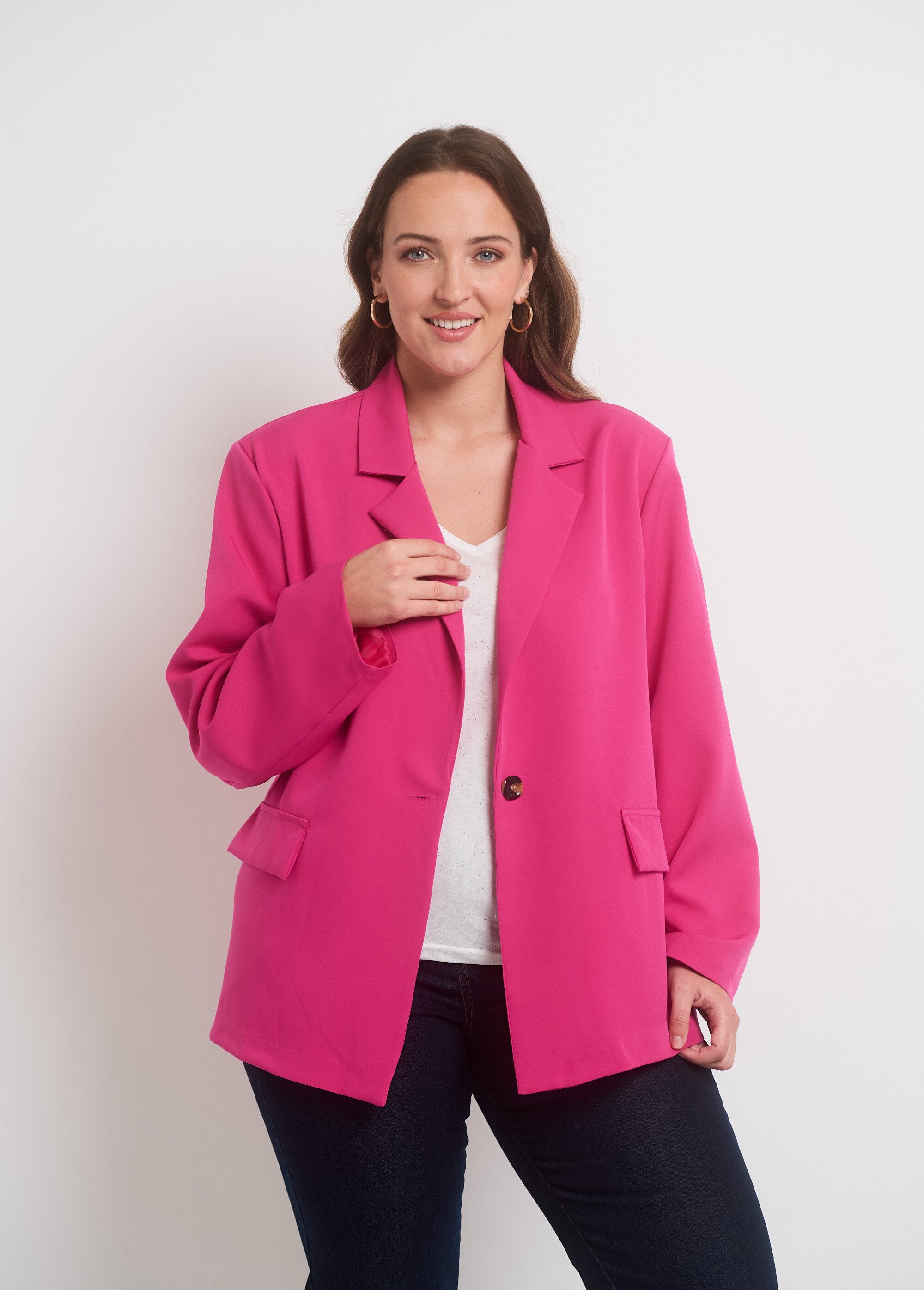 Giacca_blazer_fluida_con_collo_sartoriale_Fuchsia_FA1_curvy