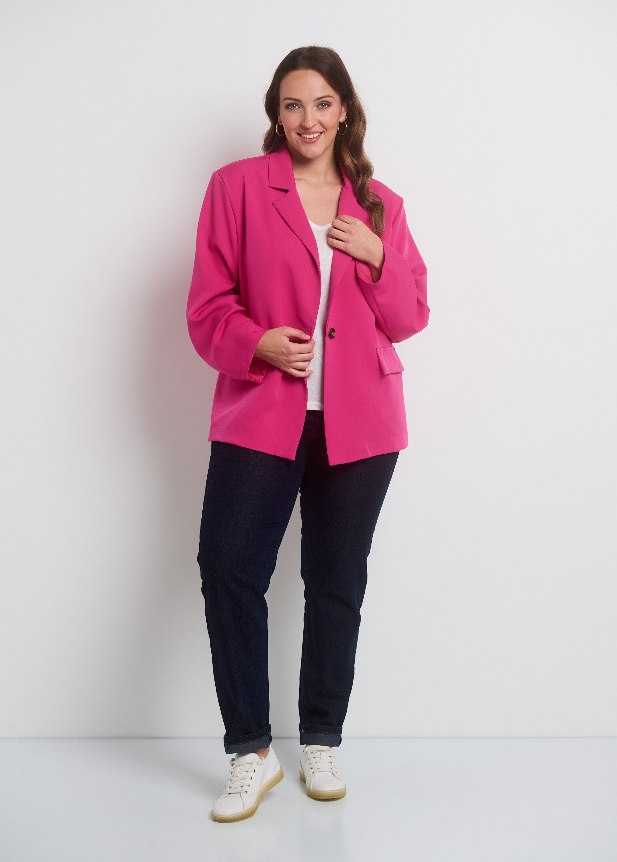 Giacca_blazer_fluida_con_collo_sartoriale_Fuchsia_SF1_curvy