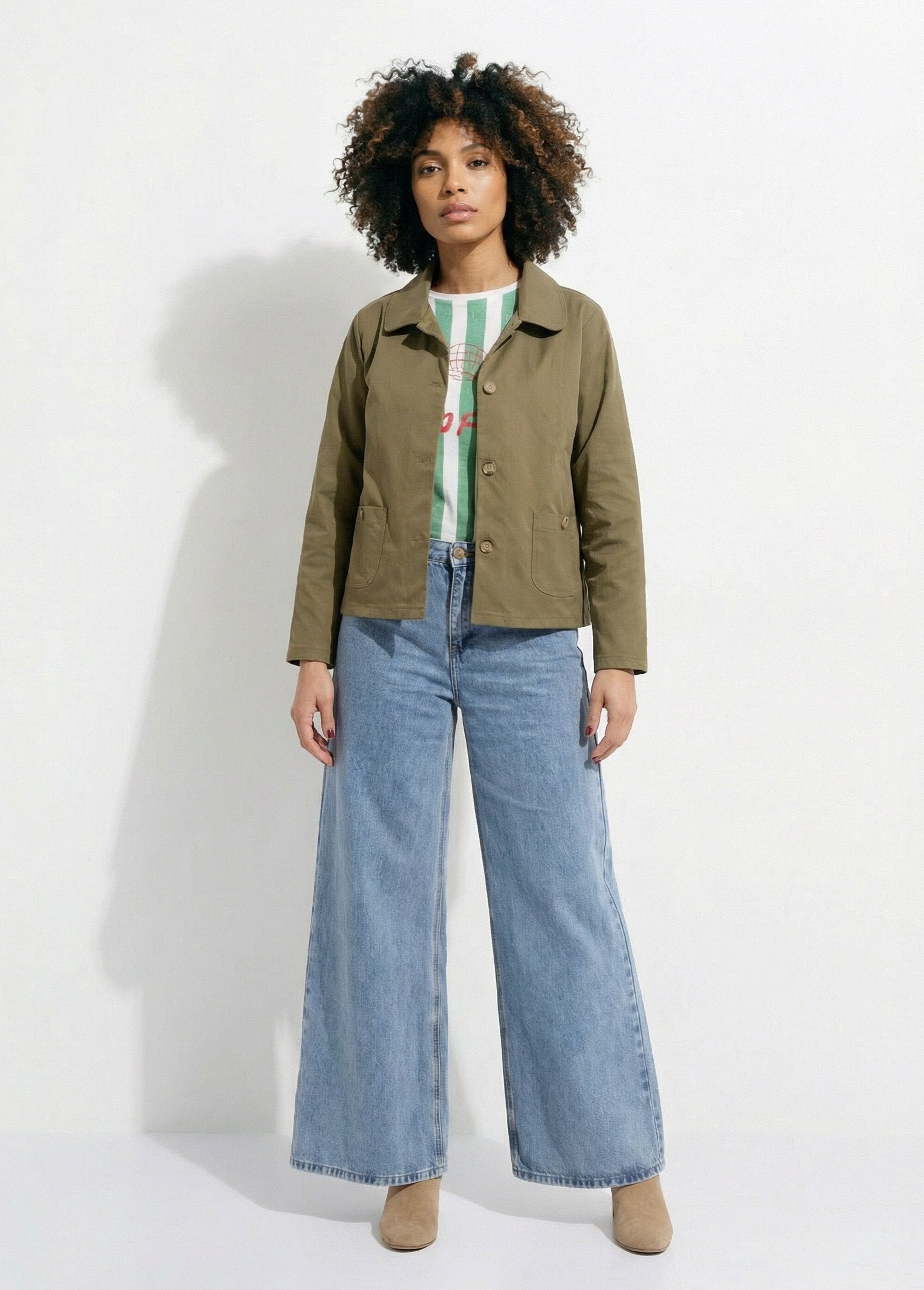 Giacca_box_in_cotone_con_collo_alla_claudine_Kaki_SF1_slim