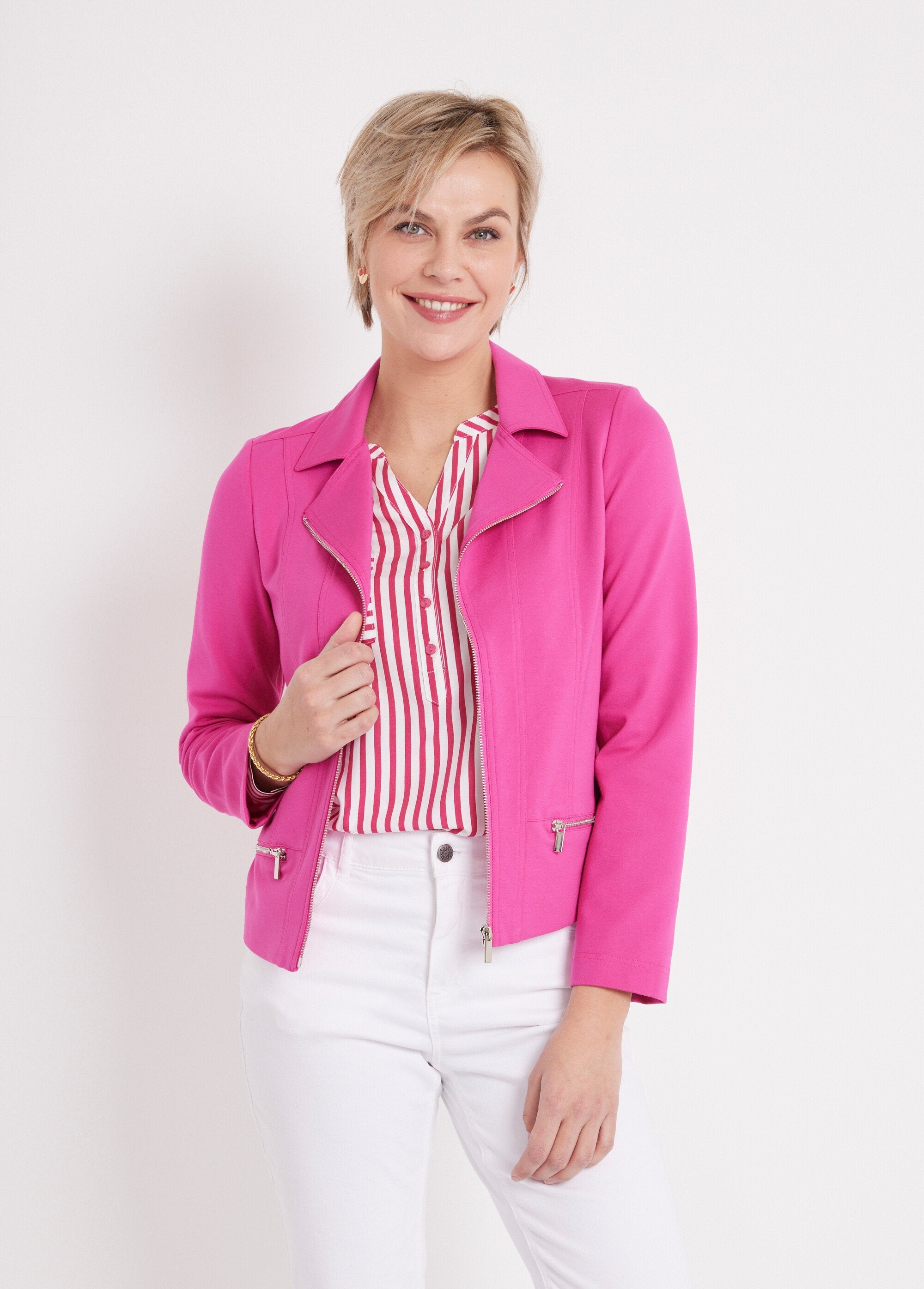 Giacca_corta_con_zip,_maglia_dritta_Fucsia_FA1_slim