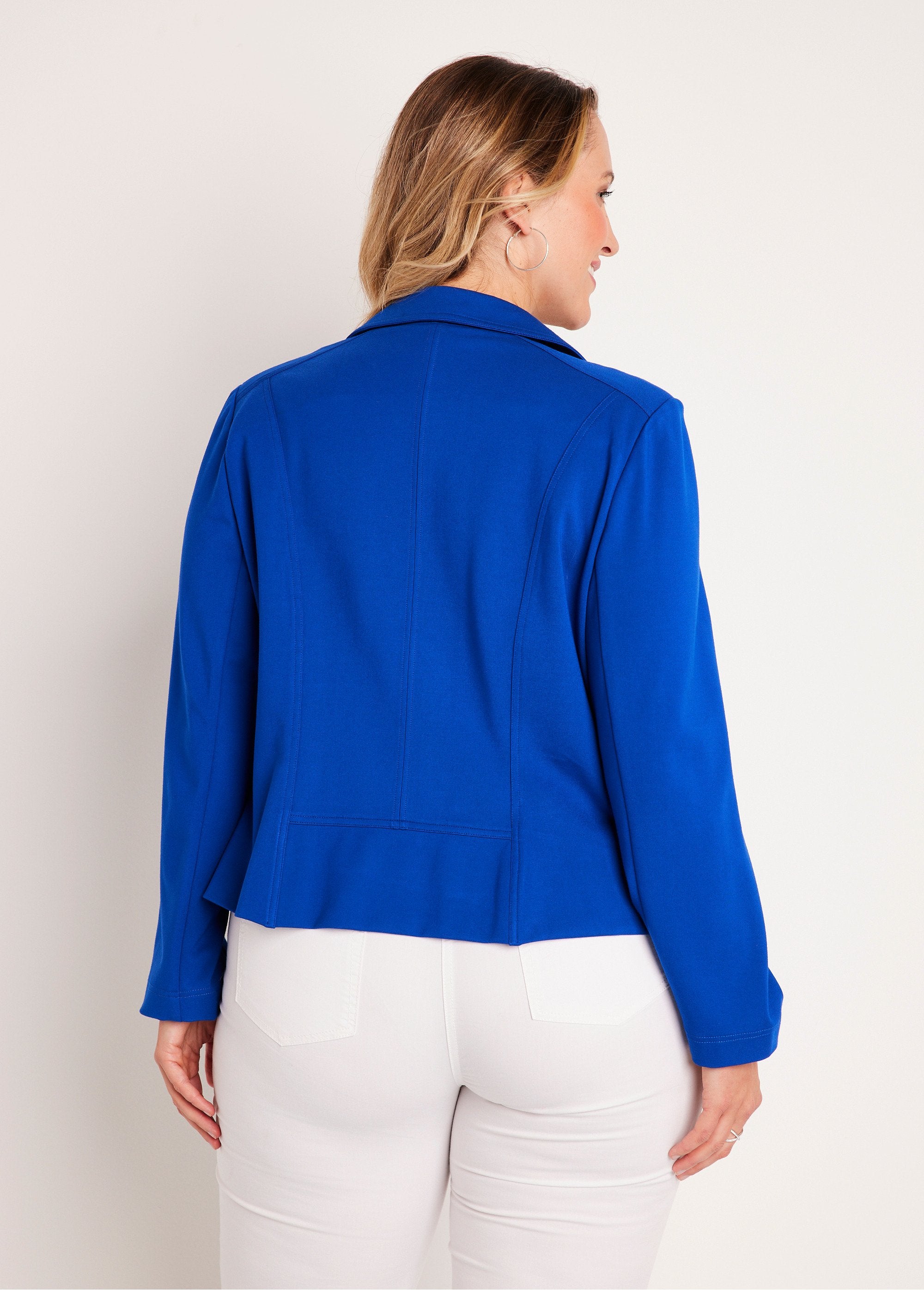 Giacca_corta_con_zip,_maglia_dritta_Blu_duro_DO1_curvy