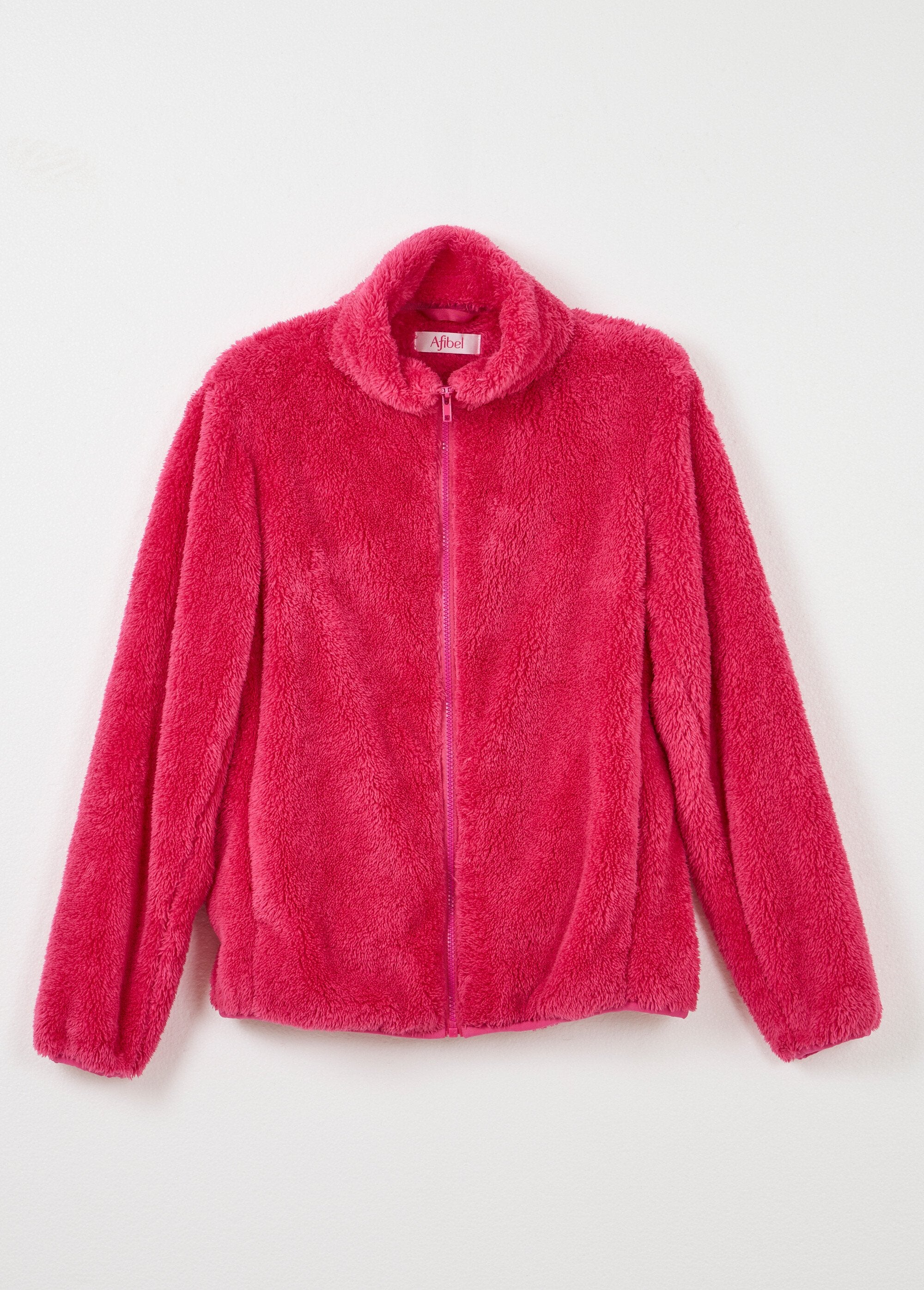 Giacca_in_pelliccia_sintetica_con_collo_alto_e_maniche_lunghe_Fuchsia_AP1_slim