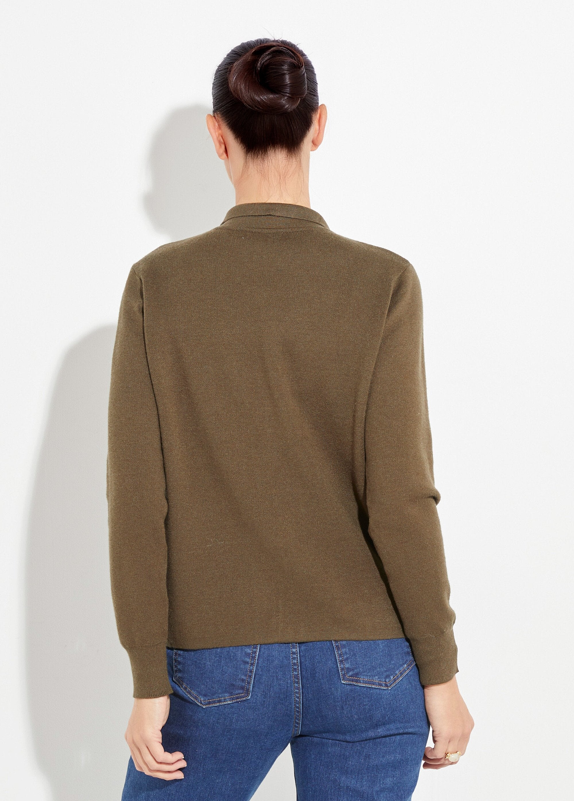 Giacca_in_maglia_jacquard_con_bottoni_in_metallo_Kaki_DO1_slim