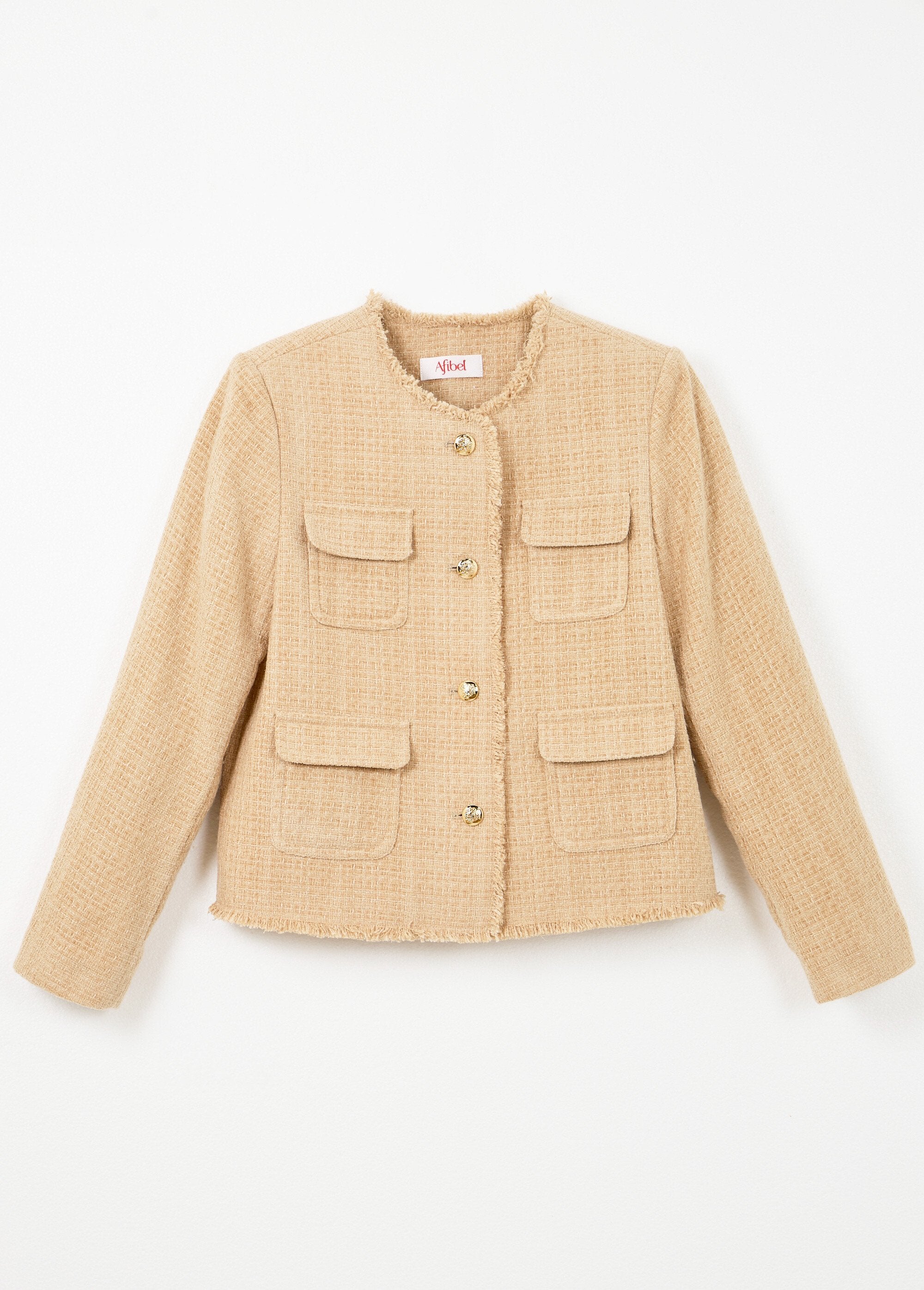 Giacca_in_tweed_senza_colletto_con_frange_e_bottoni_Amande_AP1_slim