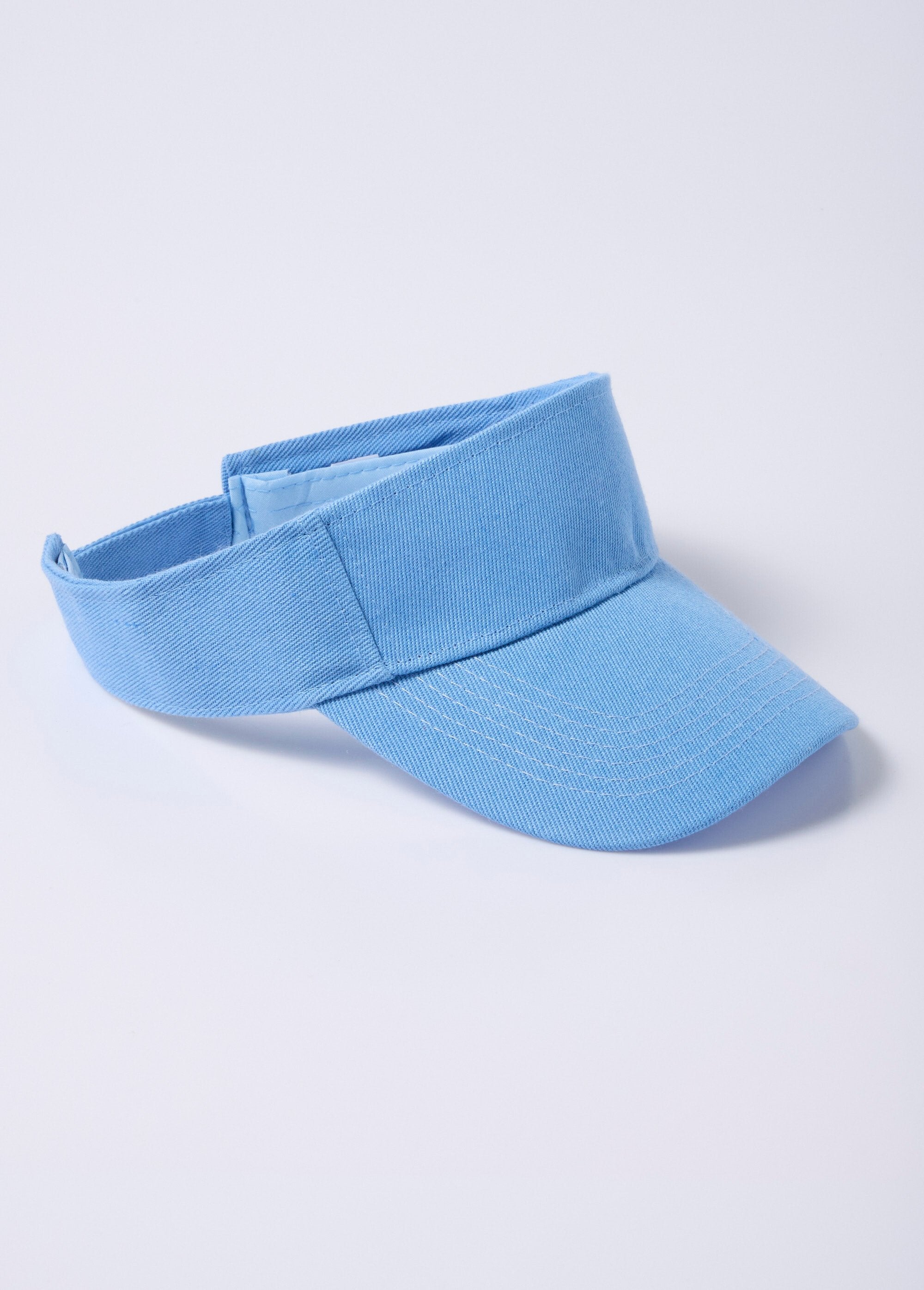 Visiera_in_denim_colorato_Bleu_jean_FA1_slim